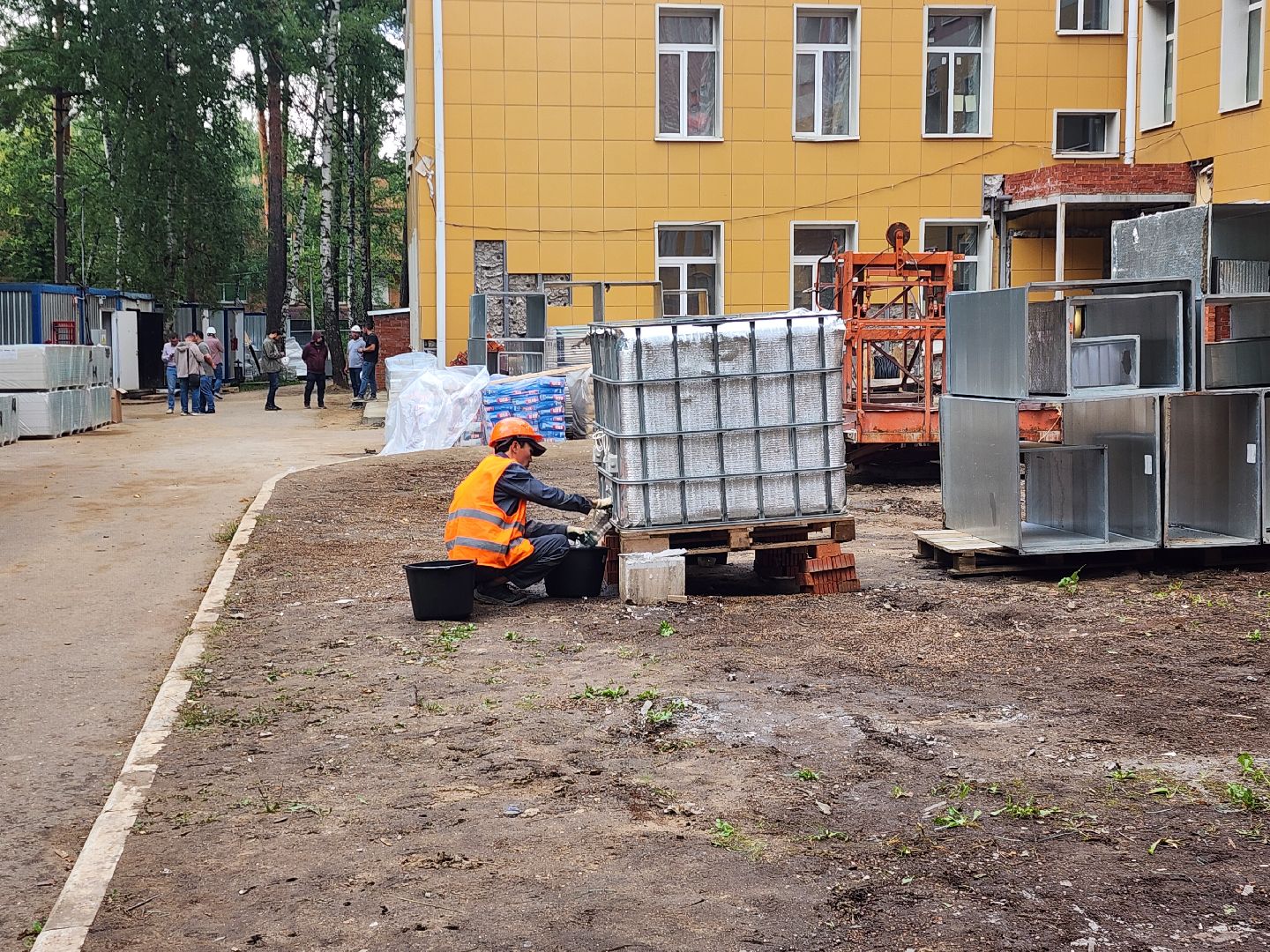 пушкинский городской округ, пушкино, ремонт больницы, капитальный ремонт больницы,  строительство,