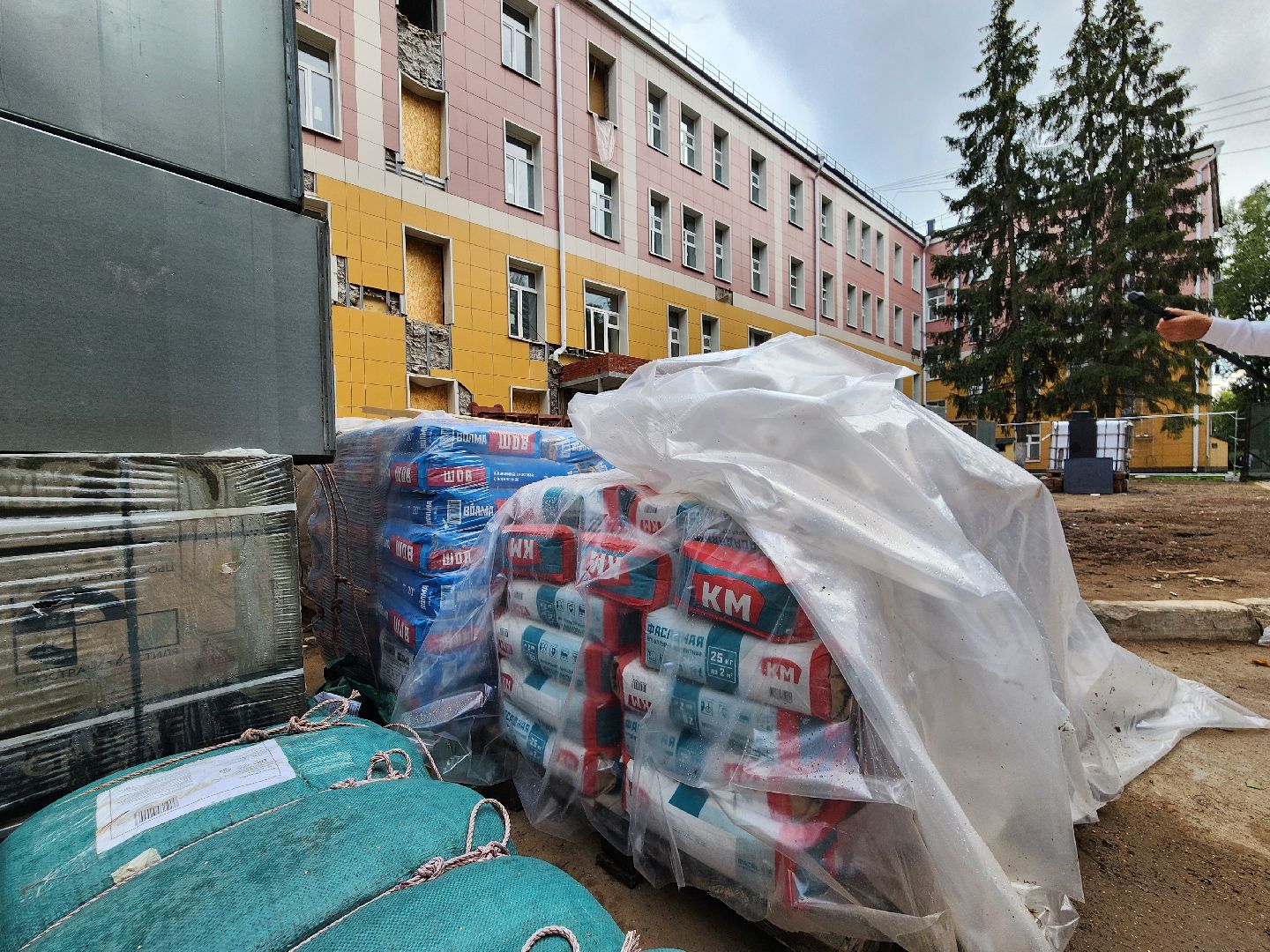 пушкинский городской округ, пушкино, ремонт больницы, капитальный ремонт больницы,  строительство,