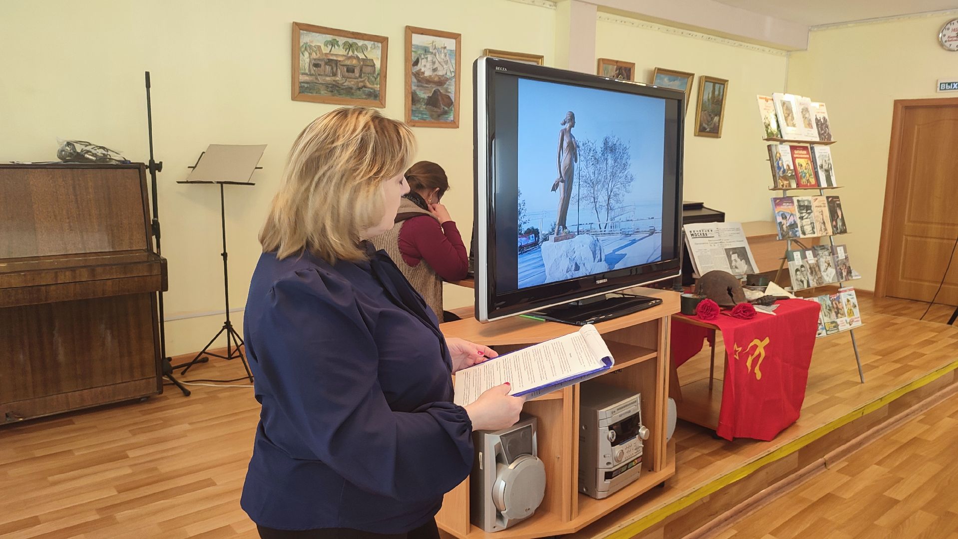 Кашира, 9 мая, день Победы, библиотека