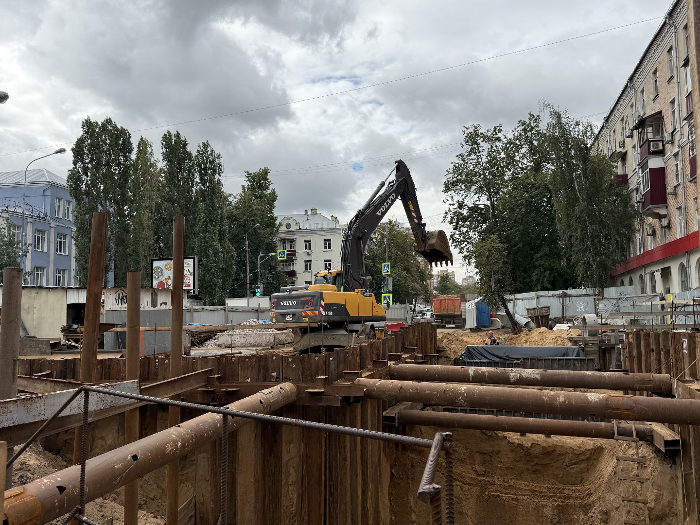 Люберцы , подземный переход, строителсьтво,