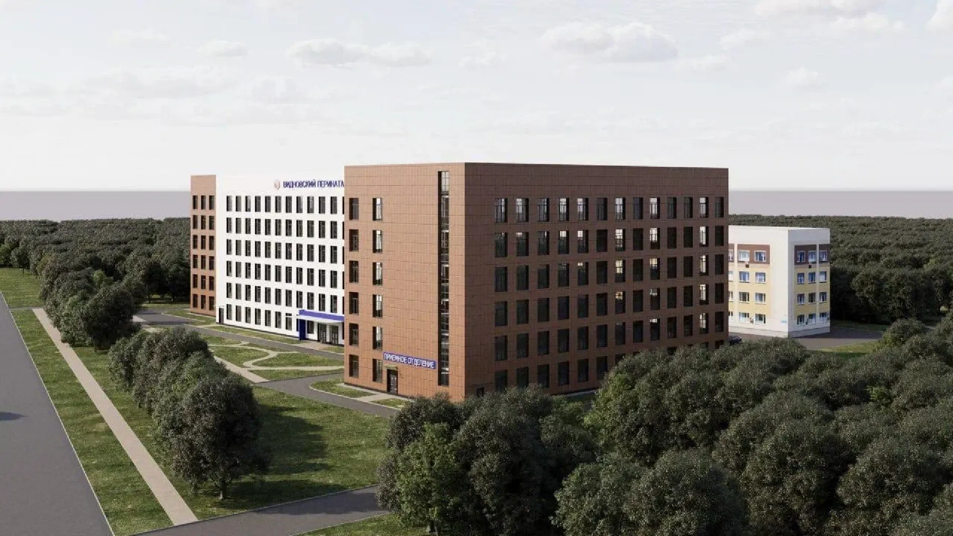 новый корпус перинатального центра, ленинский городской округ, видновский перинатальный центр, строительство,