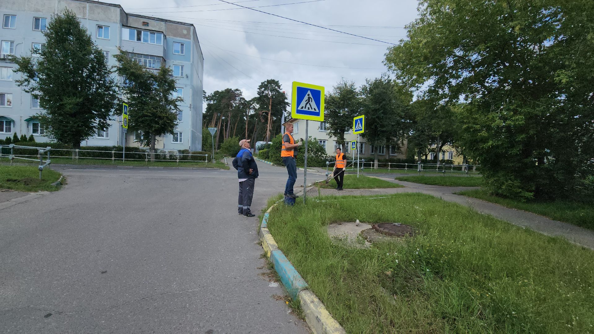 серпухов, подмосковье, установка дорожных знаков, безопасность,