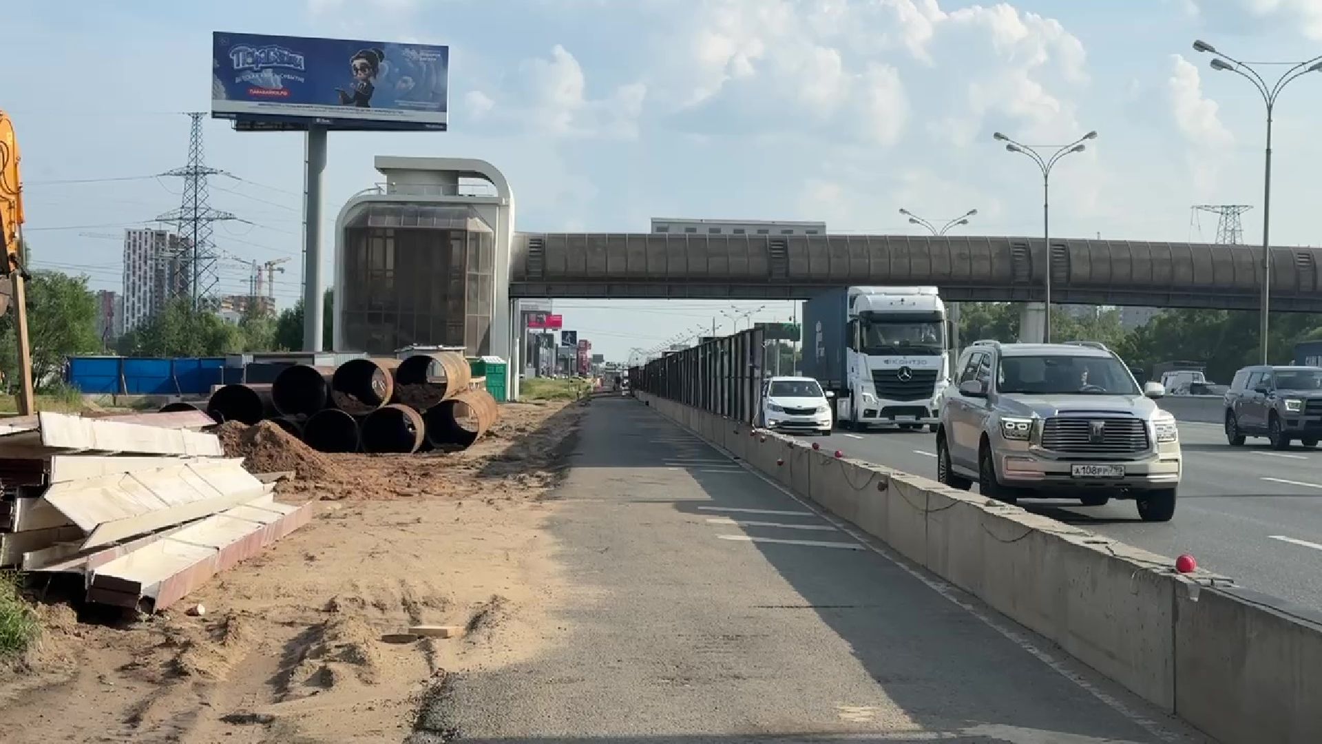 Реутов, МКАД, реконструкция МКАДа, развязки, строительство путепровода,