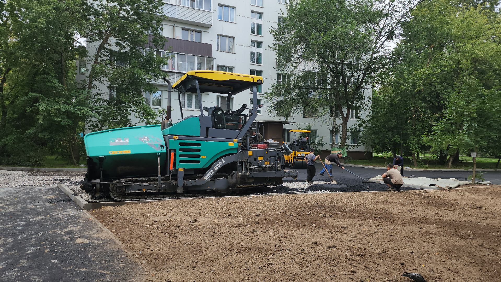 чкаловский, кбдт, новый асфальт,