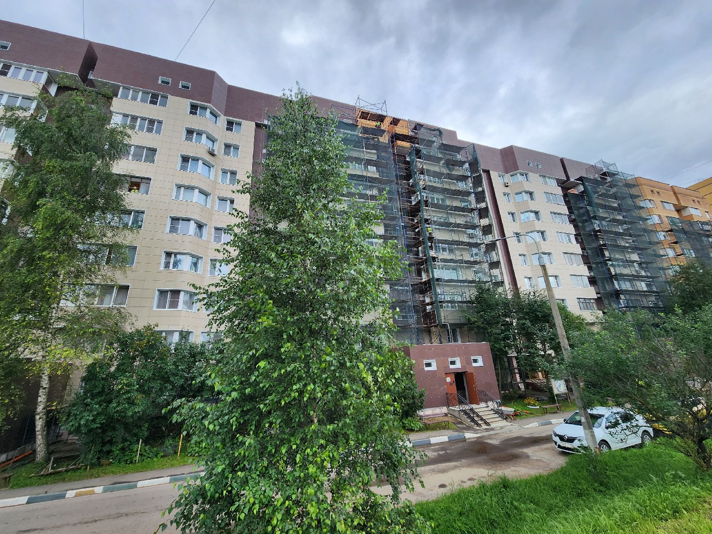 солнечногорск, жители , ремонт , дом, фасад,