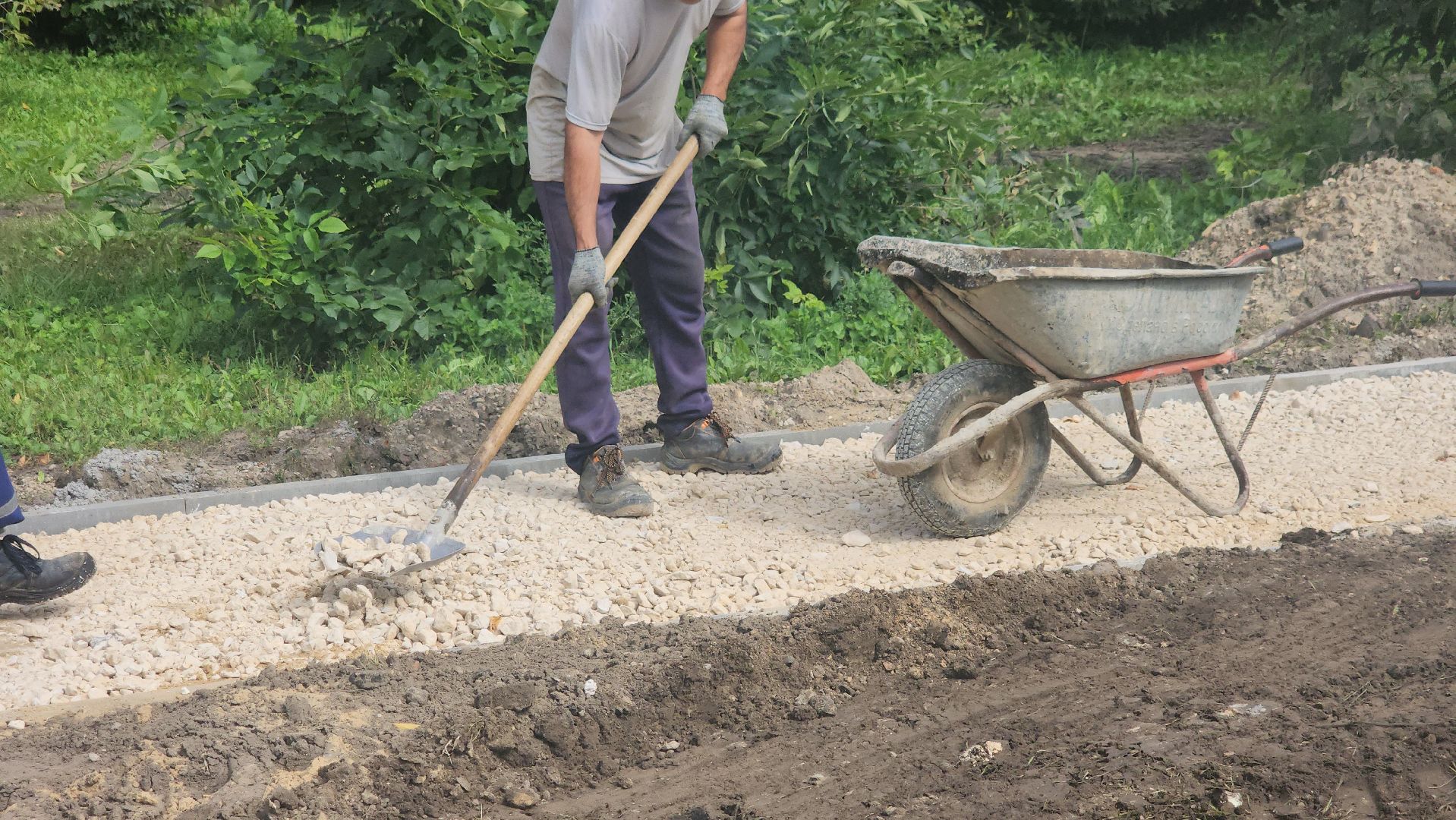 благоустройство 2025, щёлково, новая пешеходная дорожка,