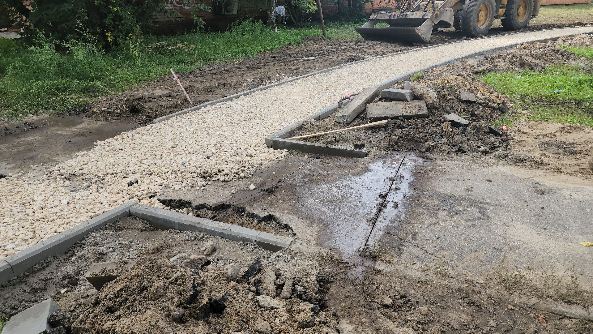 благоустройство 2025, щёлково, новая пешеходная дорожка,