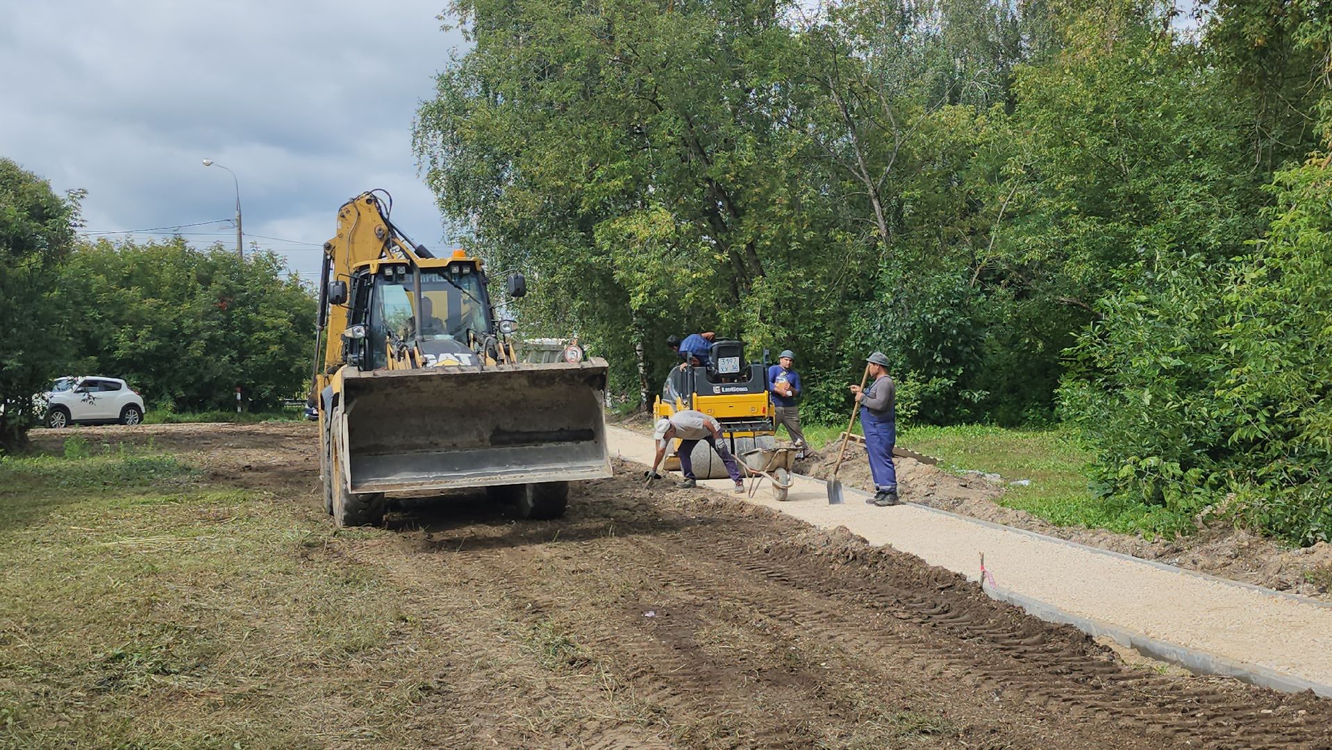 благоустройство 2025, щёлково, новая пешеходная дорожка,