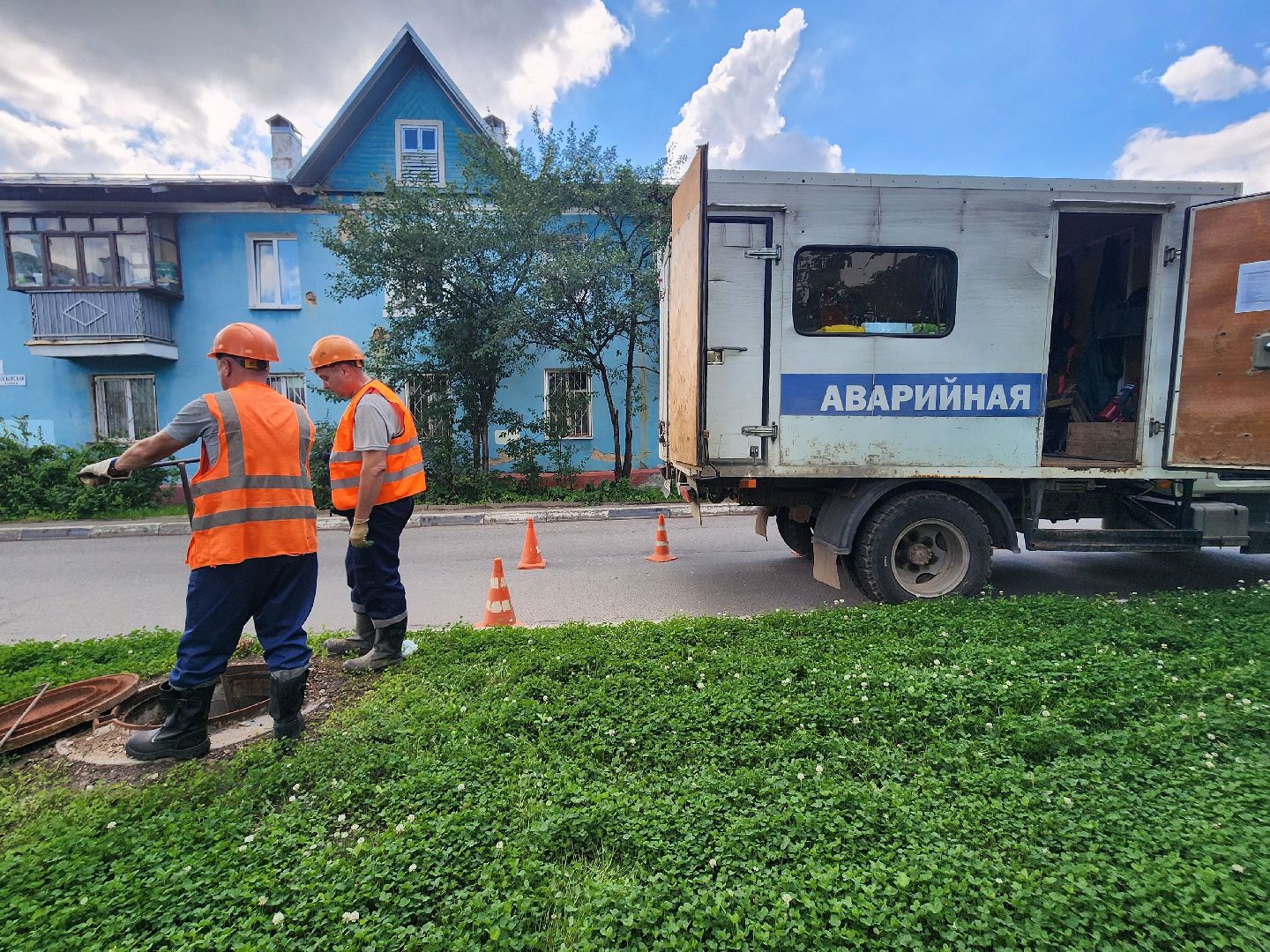 фрязино, ремонт водопровода, аварийные работы,