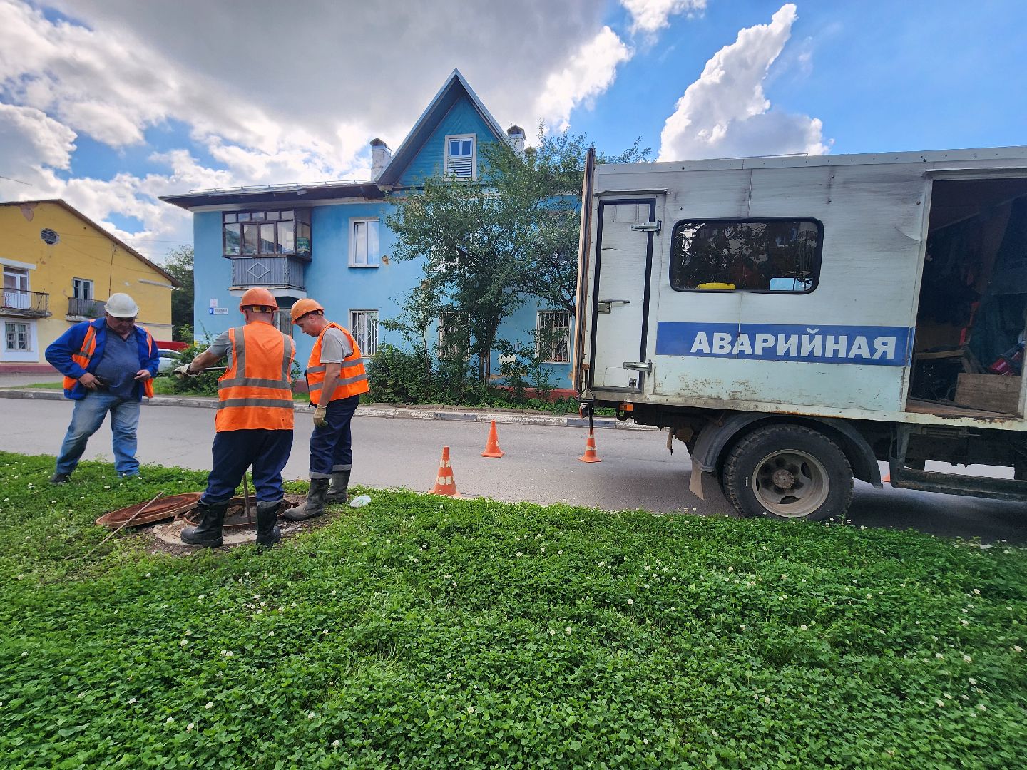 фрязино, ремонт водопровода, аварийные работы,