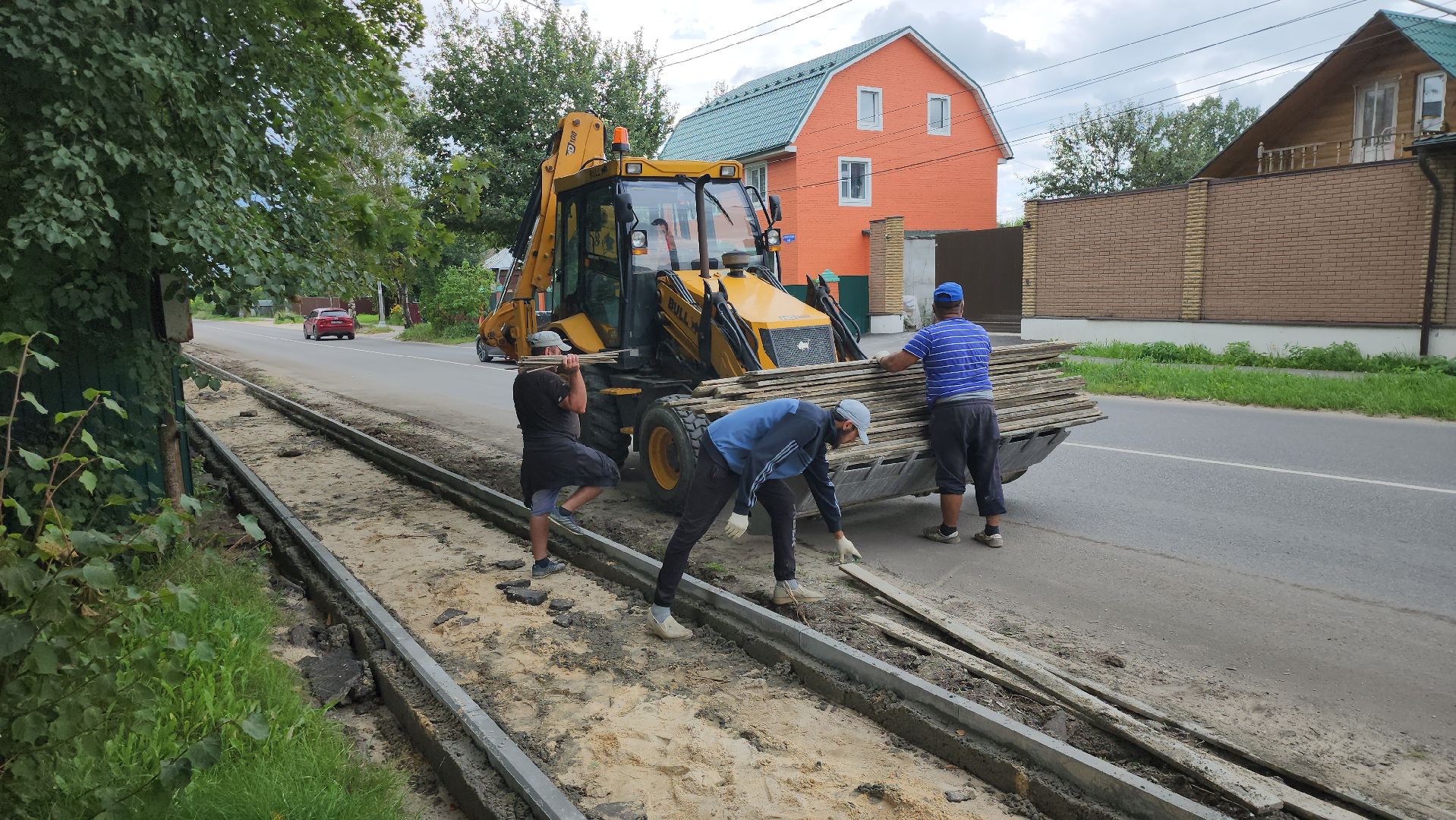 серпухов, подмосковье, укладка асфальта,