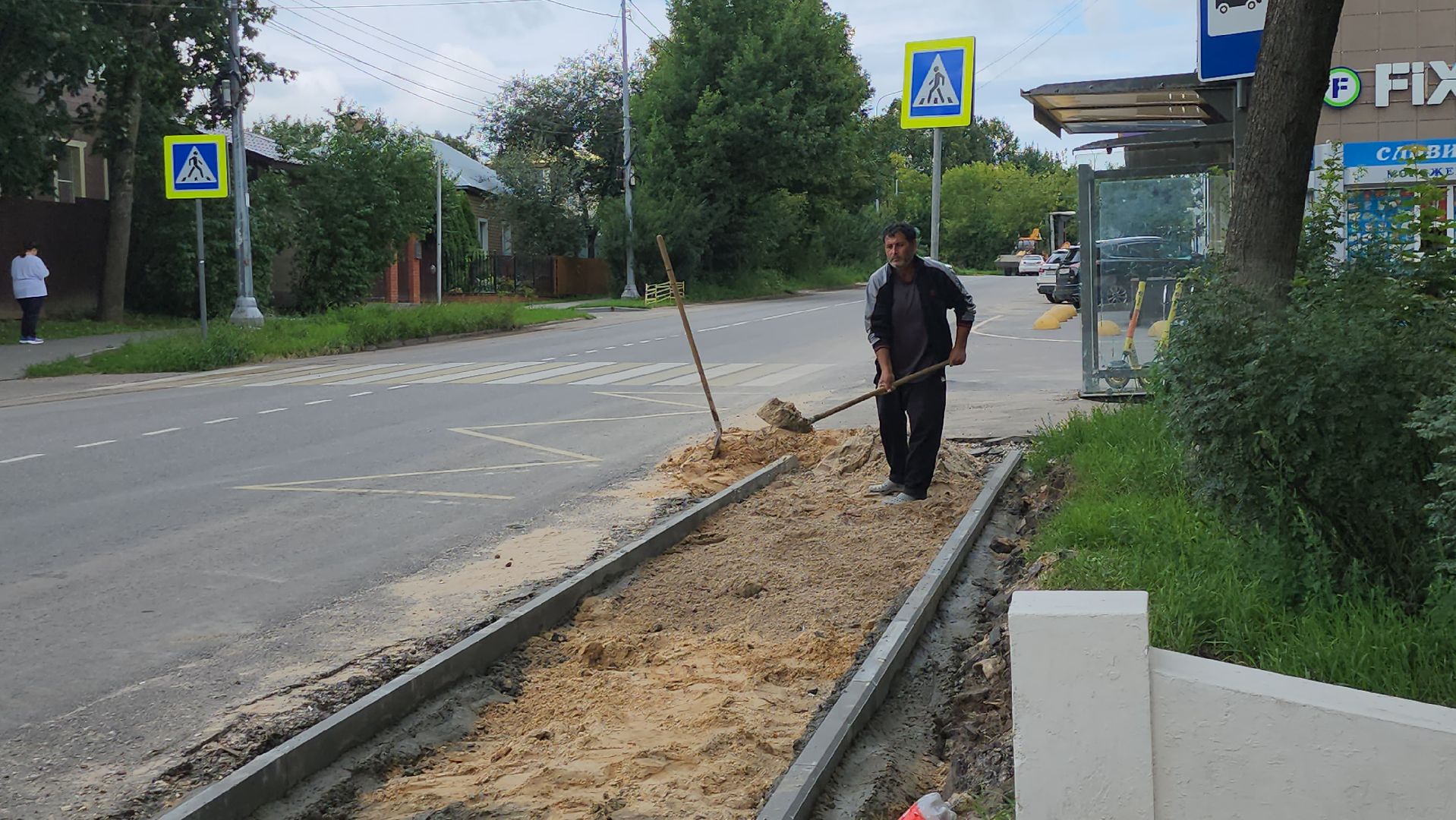 серпухов, подмосковье, укладка асфальта,