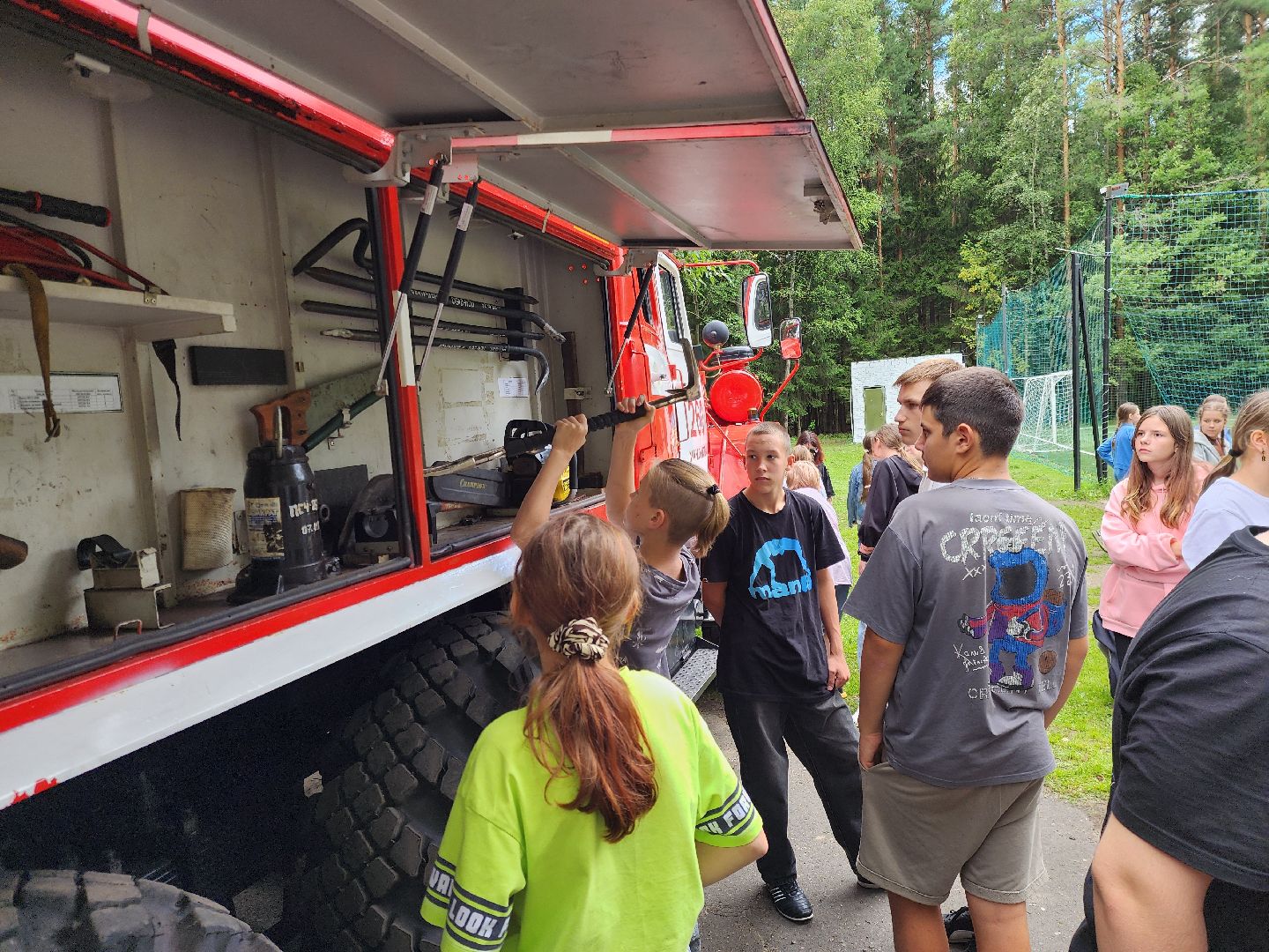 лагерь, учения мчс, эвакуация, дети, ногинск,