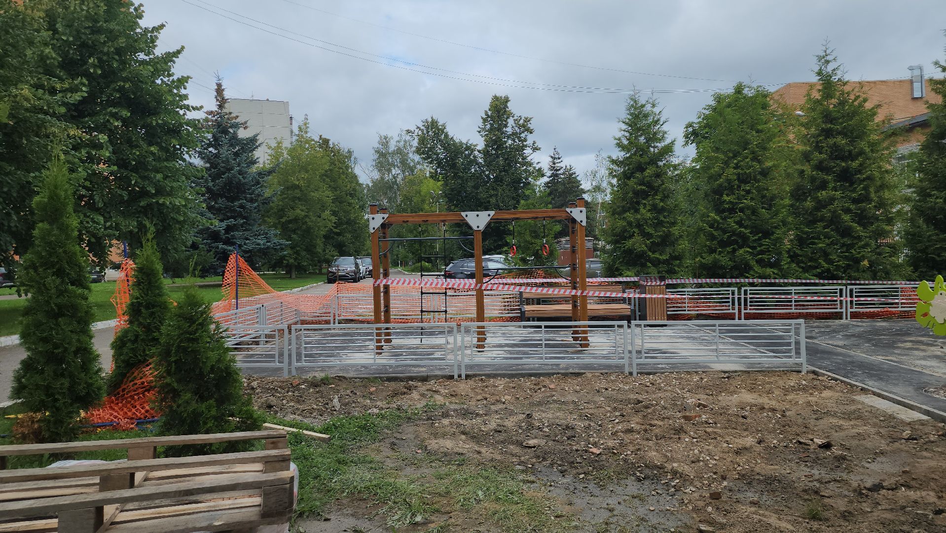 щёлково, новая детская площадка, установка детской площадки, Чкаловский,