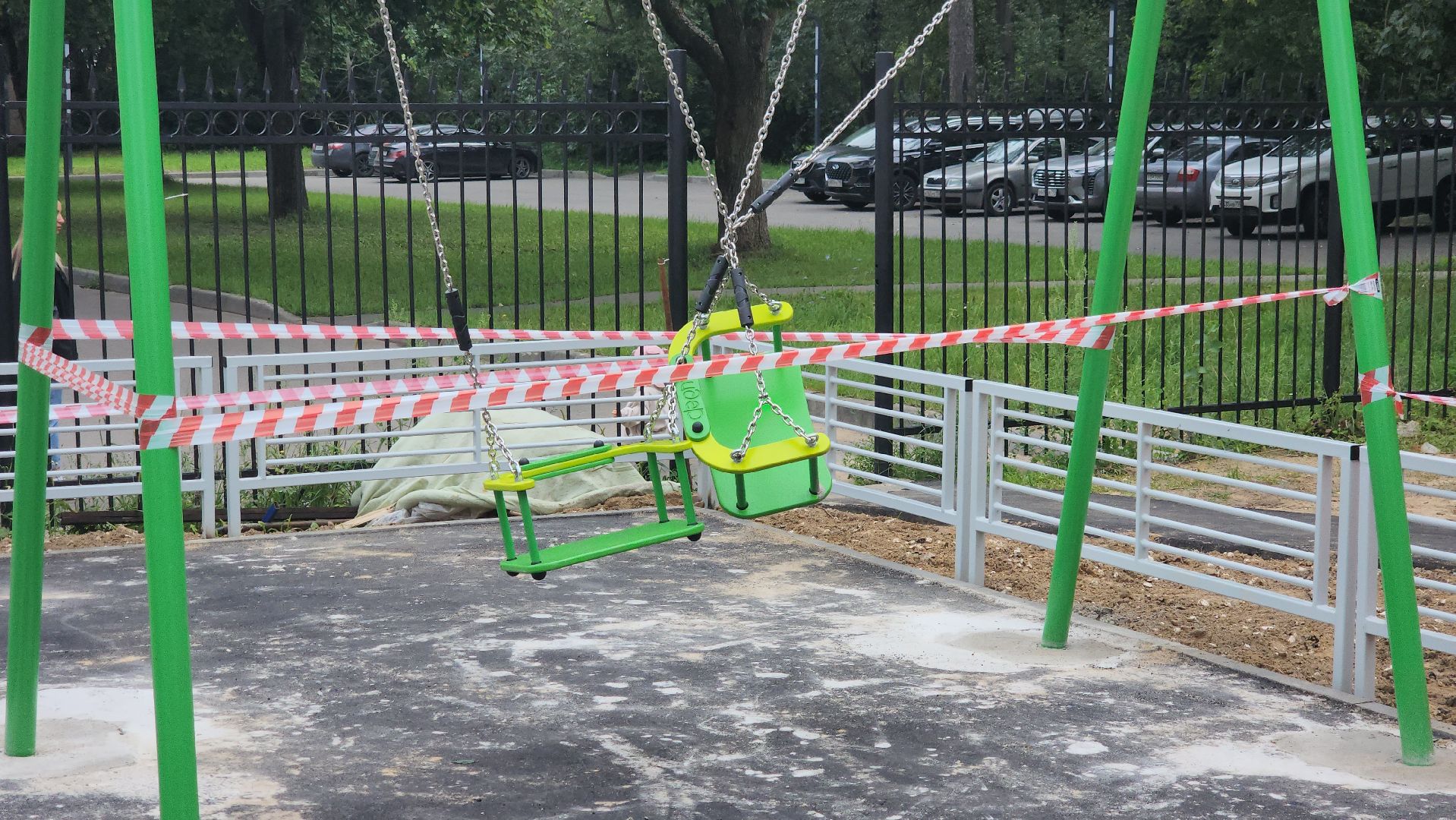 щёлково, новая детская площадка, установка детской площадки, Чкаловский,