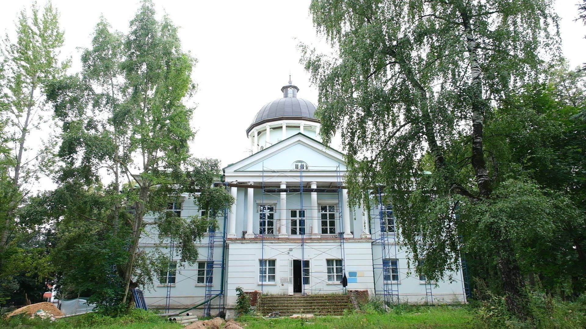 строительство, реконструкция, лыткарино, усадьба барятинских, усадьба петровское, историческое здание,