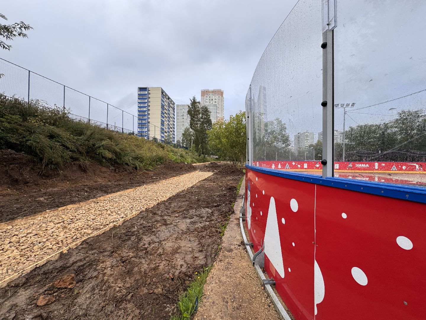 Благоустройство, Комсомольский пруд, Второй этап,