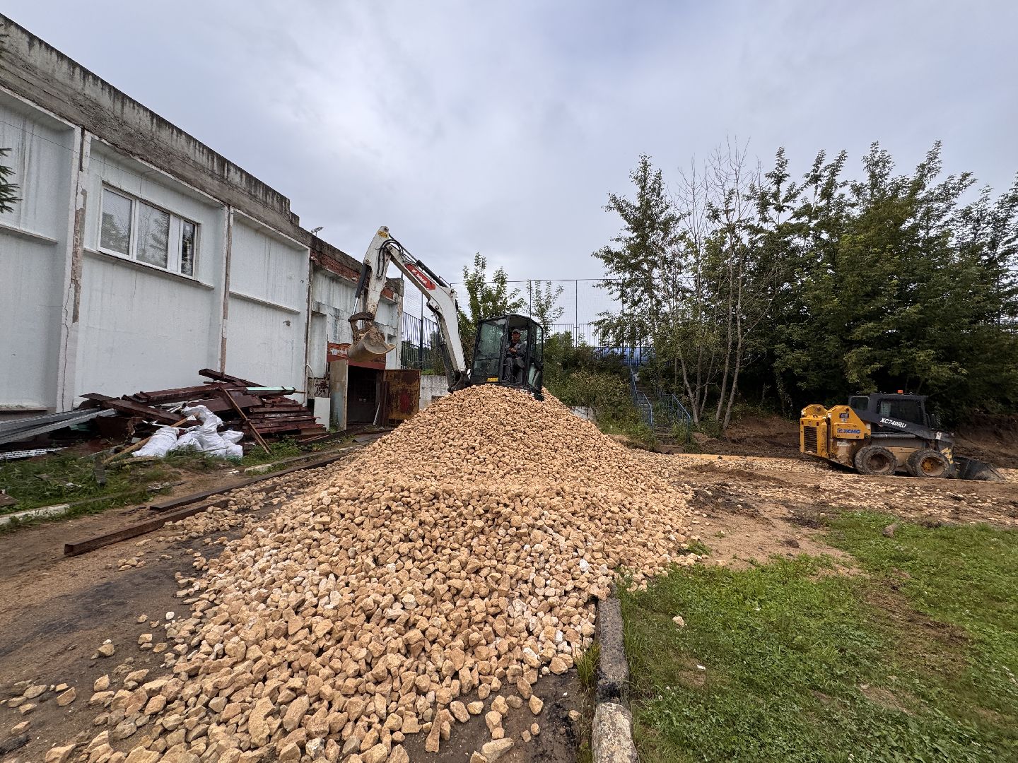 Благоустройство, Комсомольский пруд, Второй этап,