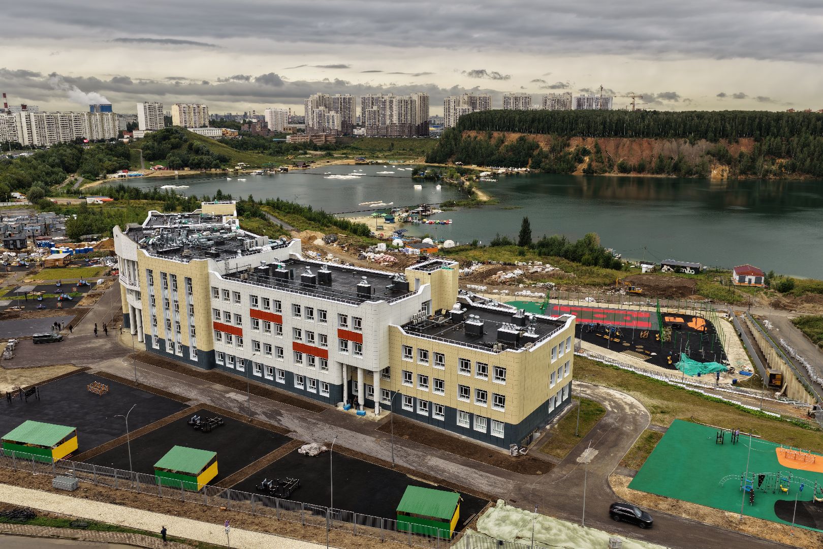 видео с коптера, гимназия 5 дзержинский, образование в люберцах,