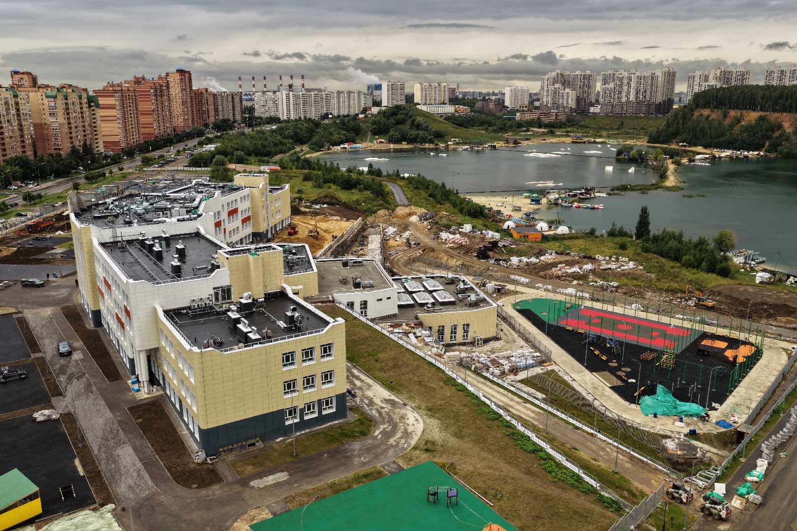 видео с коптера, гимназия 5 дзержинский, образование в люберцах,