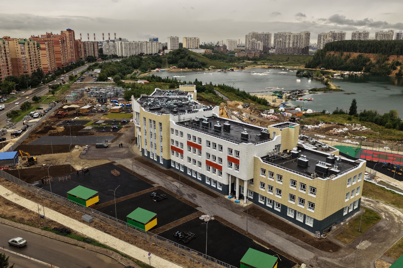 видео с коптера, гимназия 5 дзержинский, образование в люберцах,