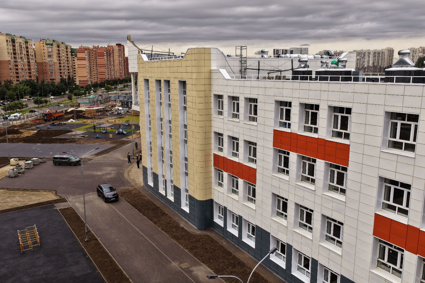 видео с коптера, гимназия 5 дзержинский, образование в люберцах,