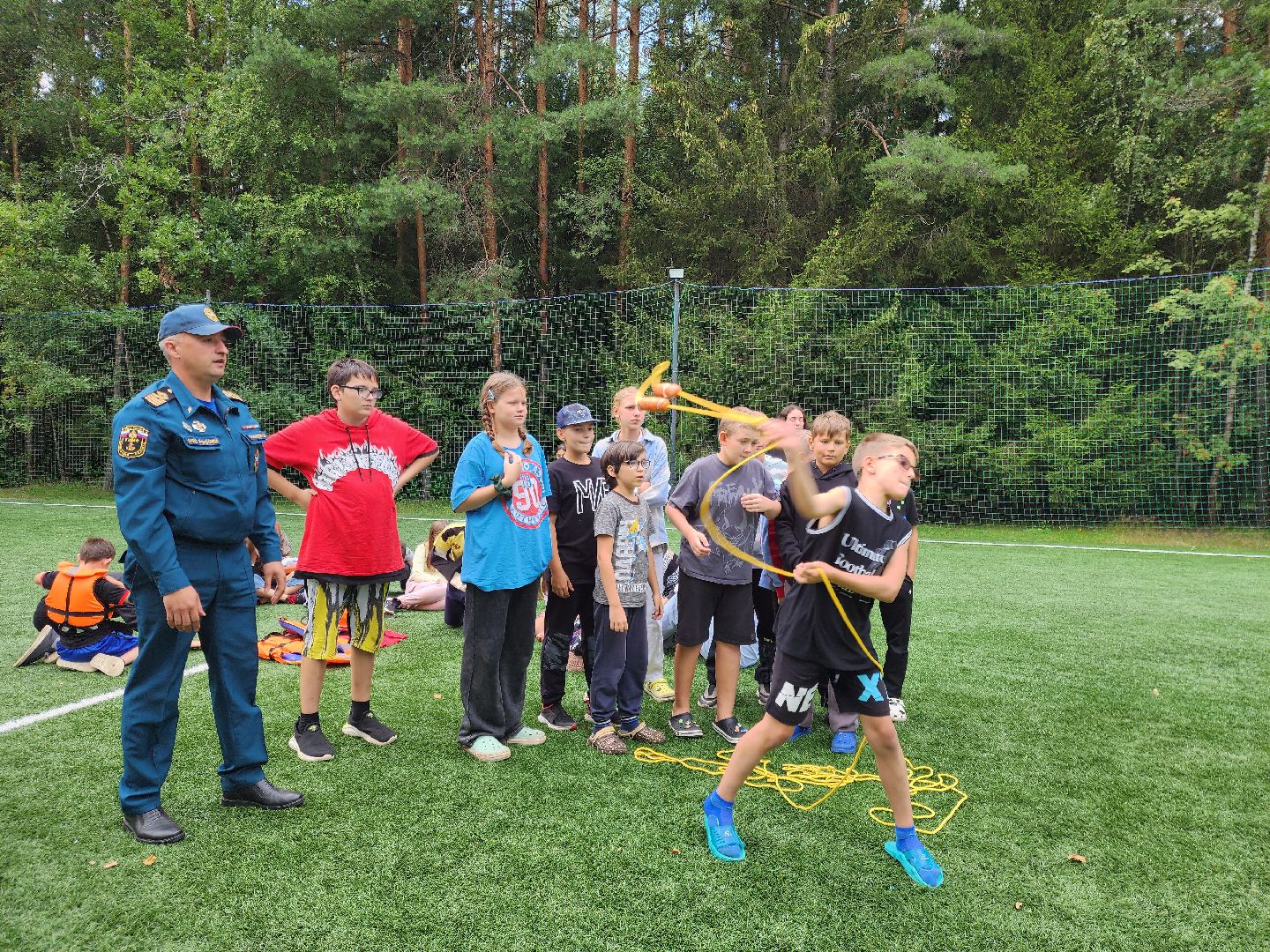 ногинск, лагерь, безопасность, дети, учения мчс,