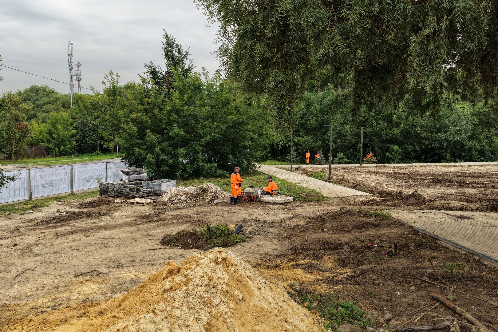 видео с коптера, благоустройство сквера имени Громцева, благоустройство дзержинский,