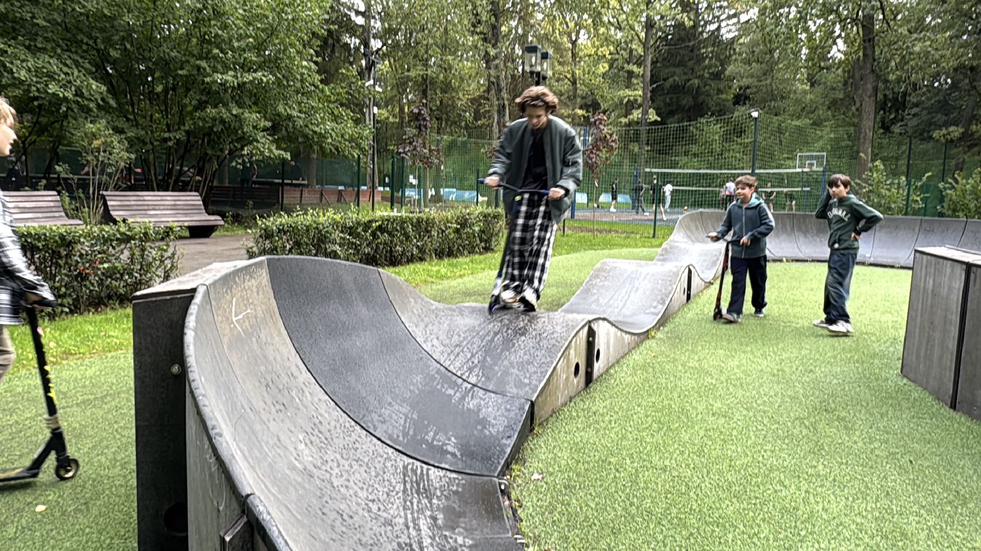 Памп-трек, одинцовский парк культуры спорта и отдыха, Ремонтные работы, Спорт,