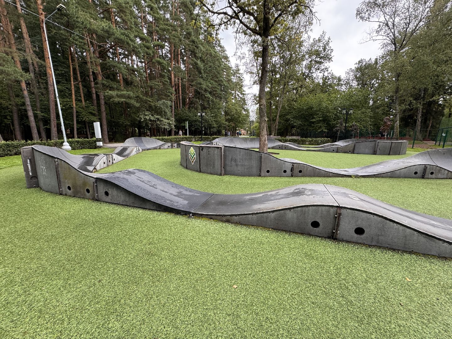 Памп-трек, одинцовский парк культуры спорта и отдыха, Ремонтные работы, Спорт,