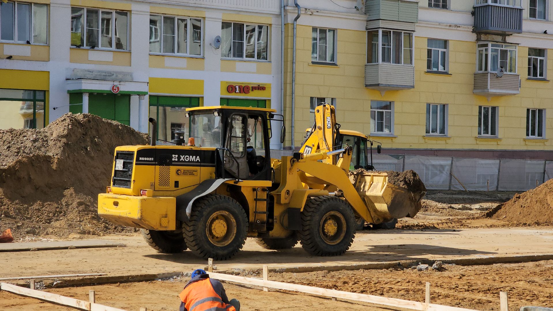 ступино, проспект победы, благоустройство, пешеходная зона, комфортная городская среда, тротуары, земляные работы,