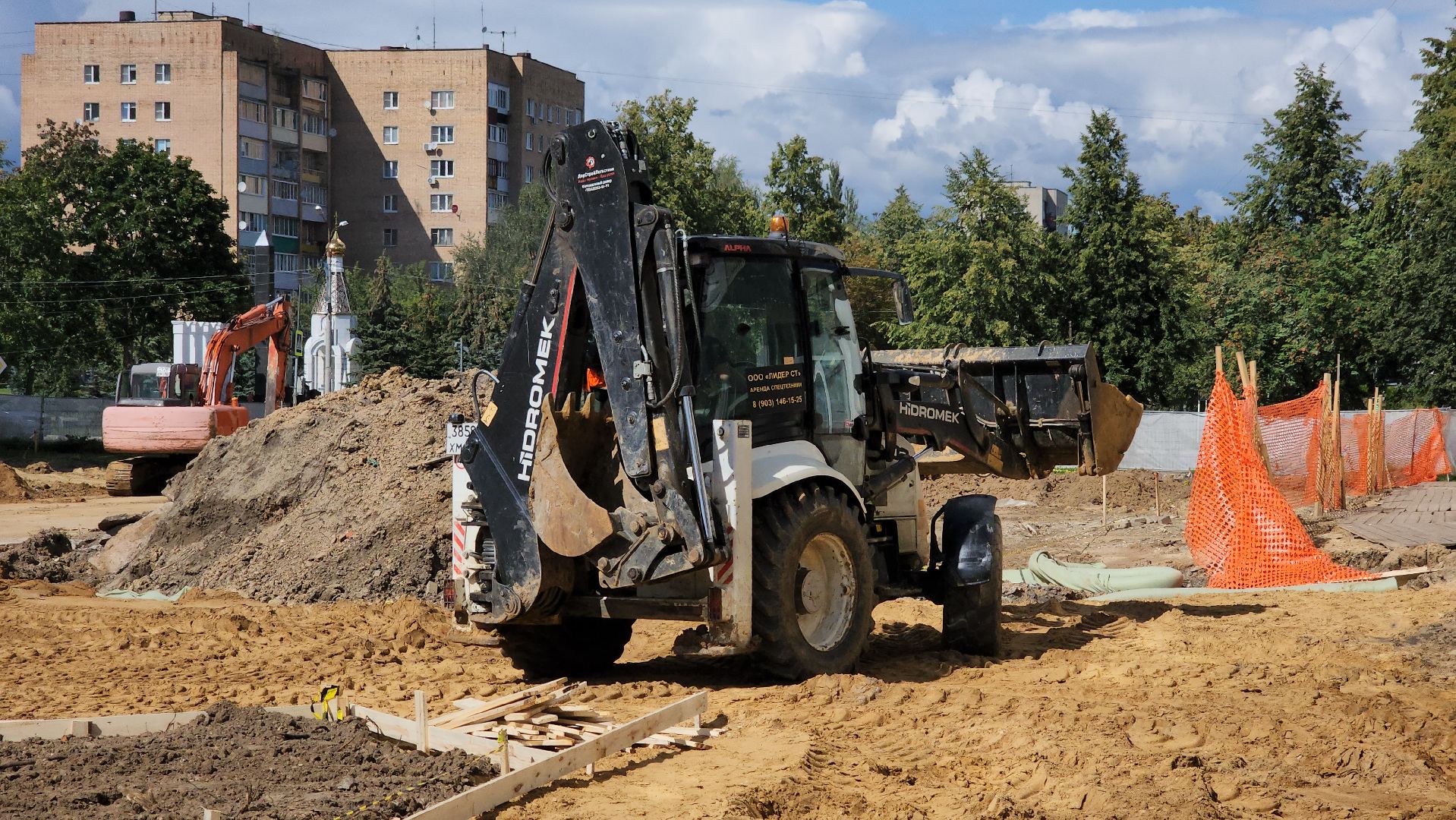 ступино, проспект победы, благоустройство, пешеходная зона, комфортная городская среда, тротуары, земляные работы,