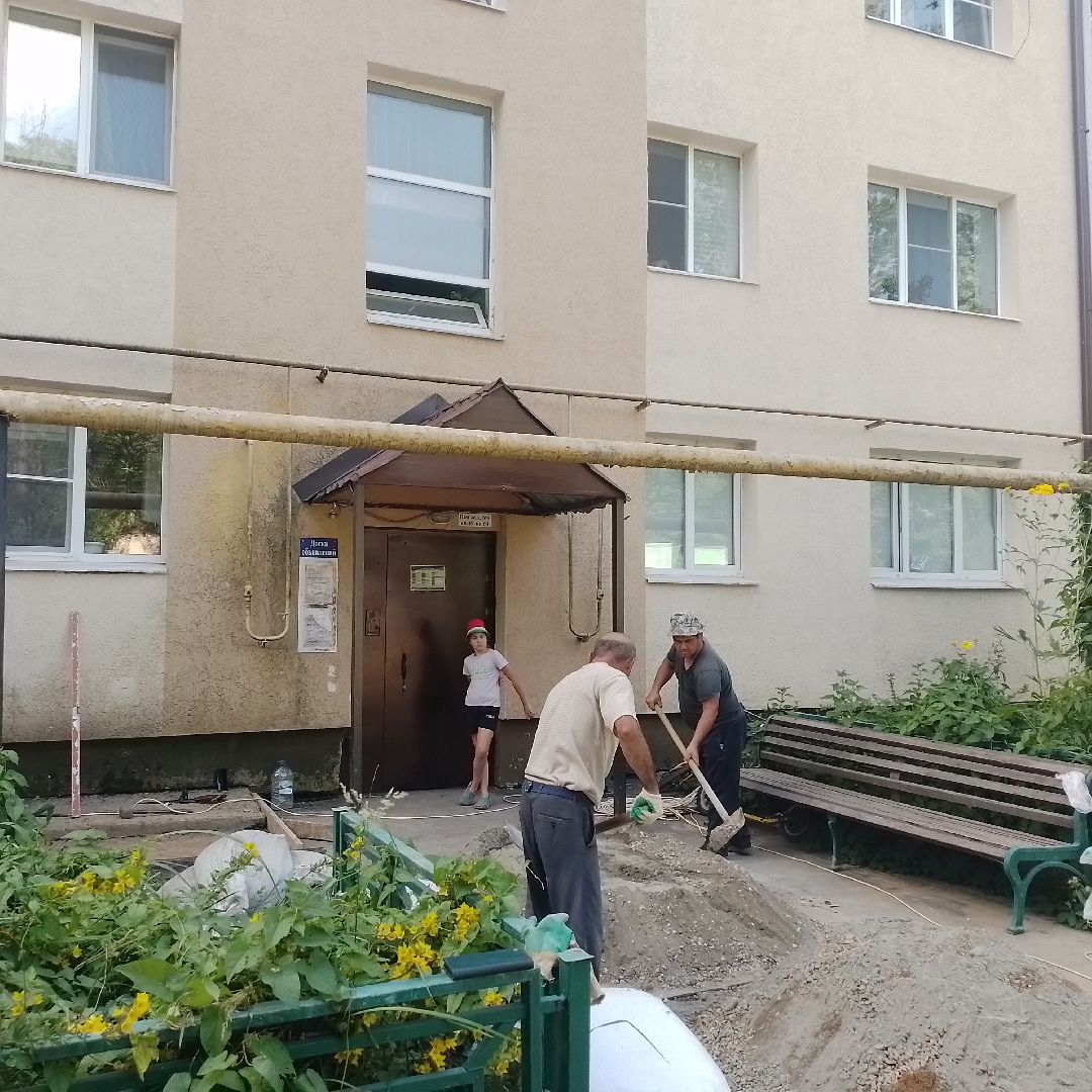 городской округ восход, жкх, благоустройство, ремонт, ремонт входной группы, подвал, подвал многоквартирного дома,