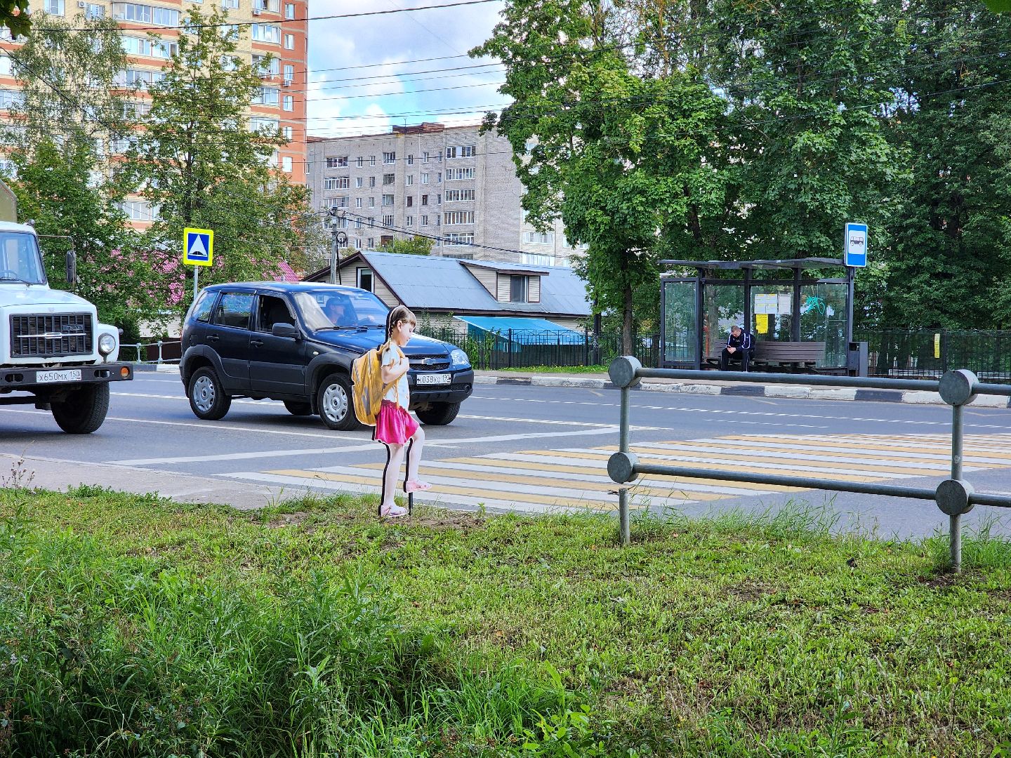 сергиев посад, сергиево-посадский городской округ, безопасность на дорогах, макеты школьников, школьники на дороге, безопасный переход,