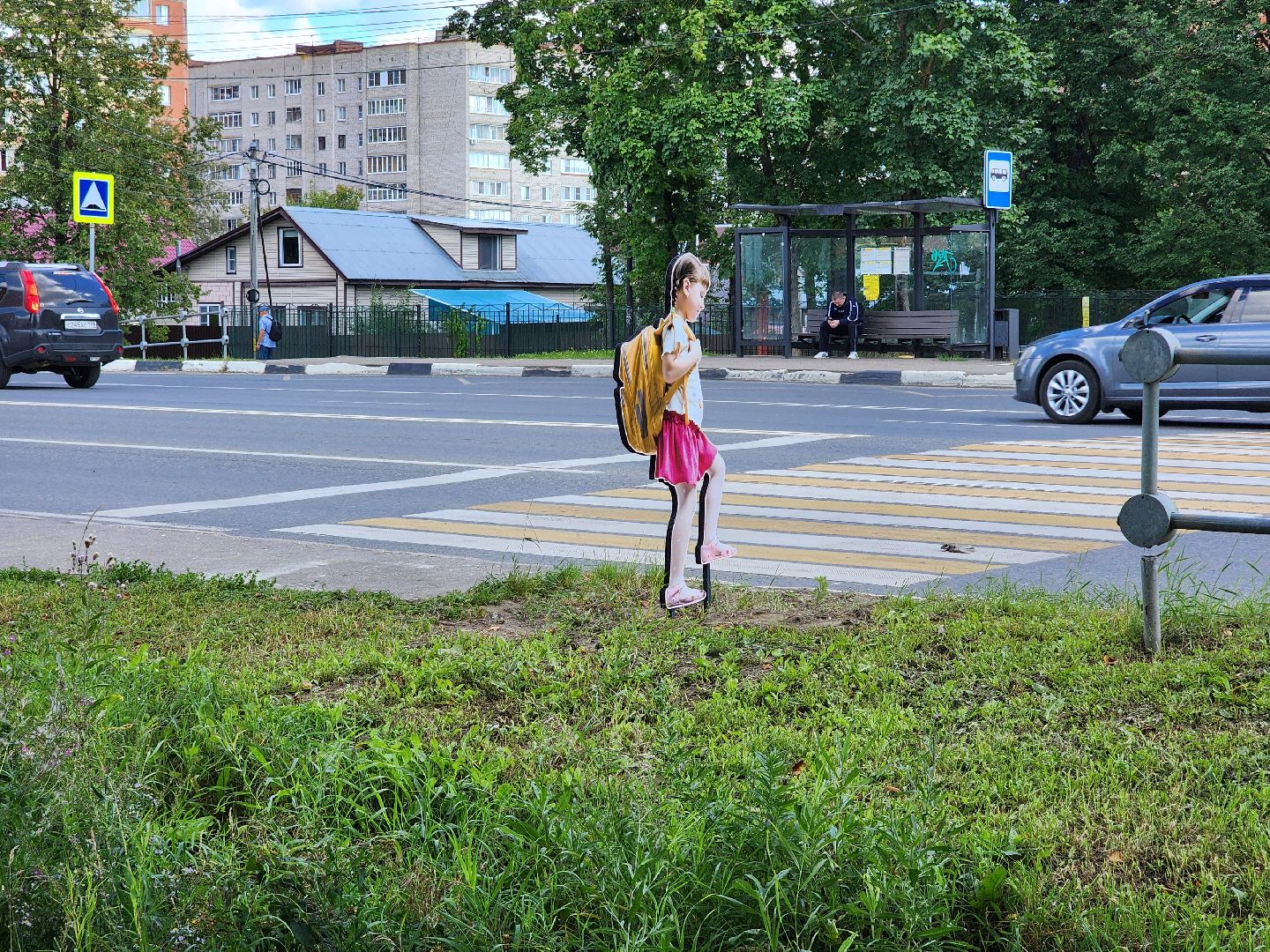 сергиев посад, сергиево-посадский городской округ, безопасность на дорогах, макеты школьников, школьники на дороге, безопасный переход,