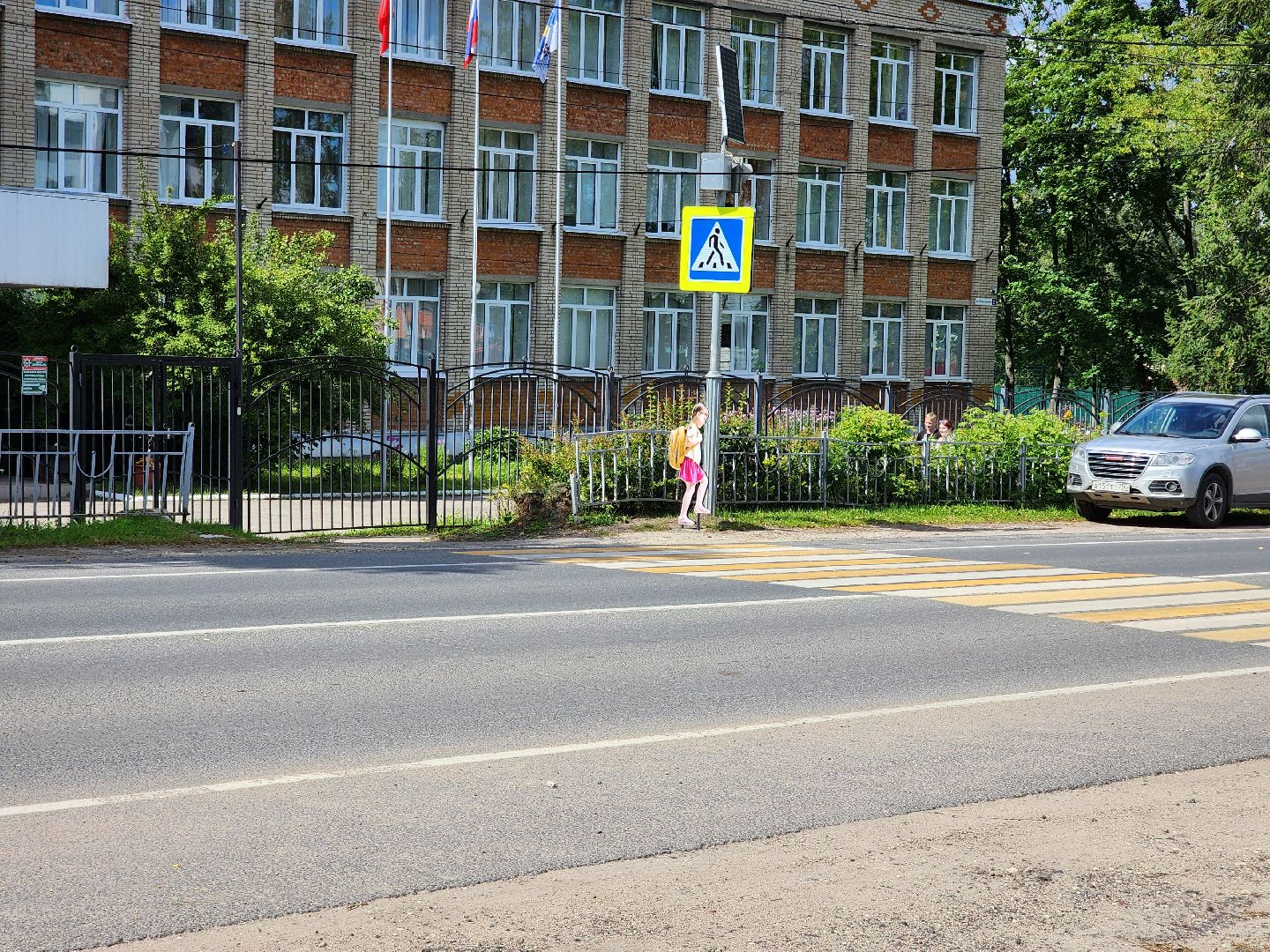 сергиев посад, сергиево-посадский городской округ, безопасность на дорогах, макеты школьников, школьники на дороге, безопасный переход,