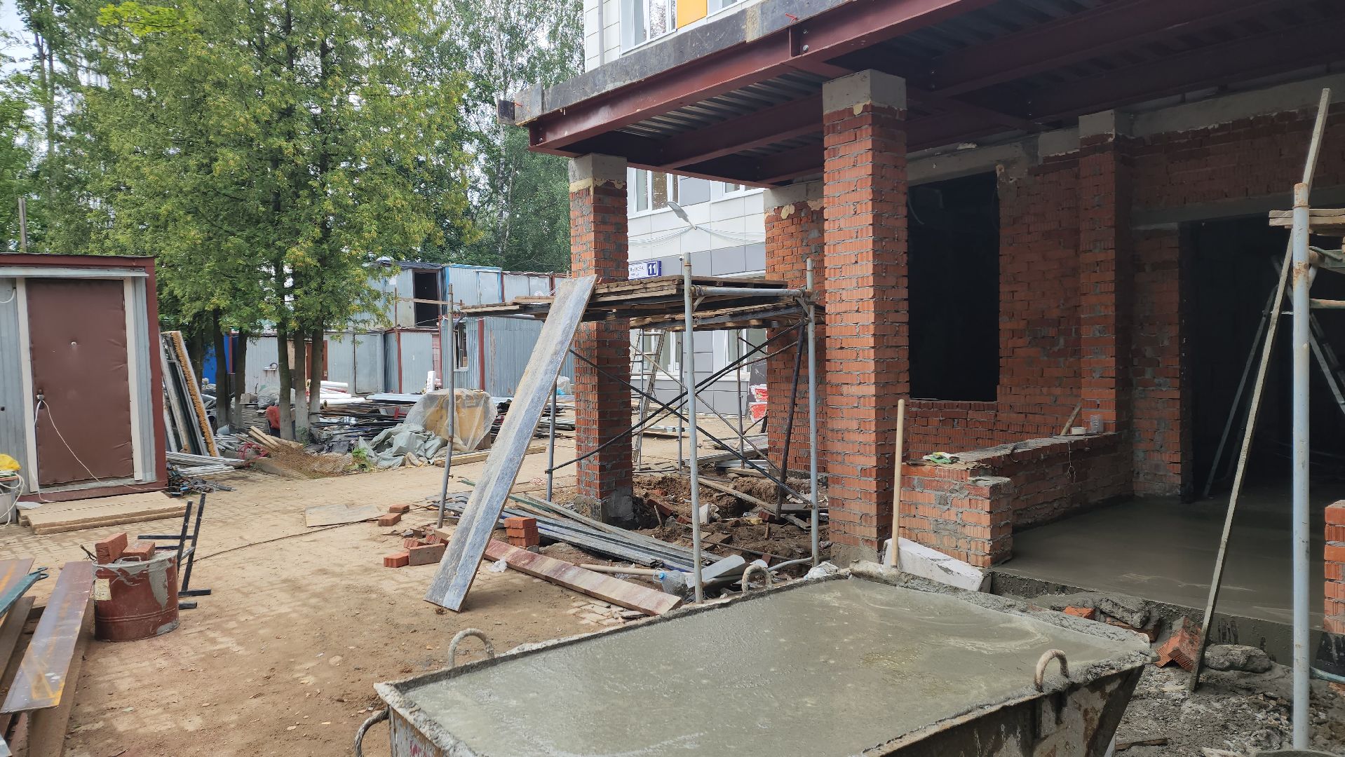 вертикалки, ашукино, пушкинский, капитальный ремонт школы, замена коммуникаций, ремонт крыши, перепланировка, классы, интерактивная доска, спортзал, современная школа, мебель, входная группа,1 сентября,