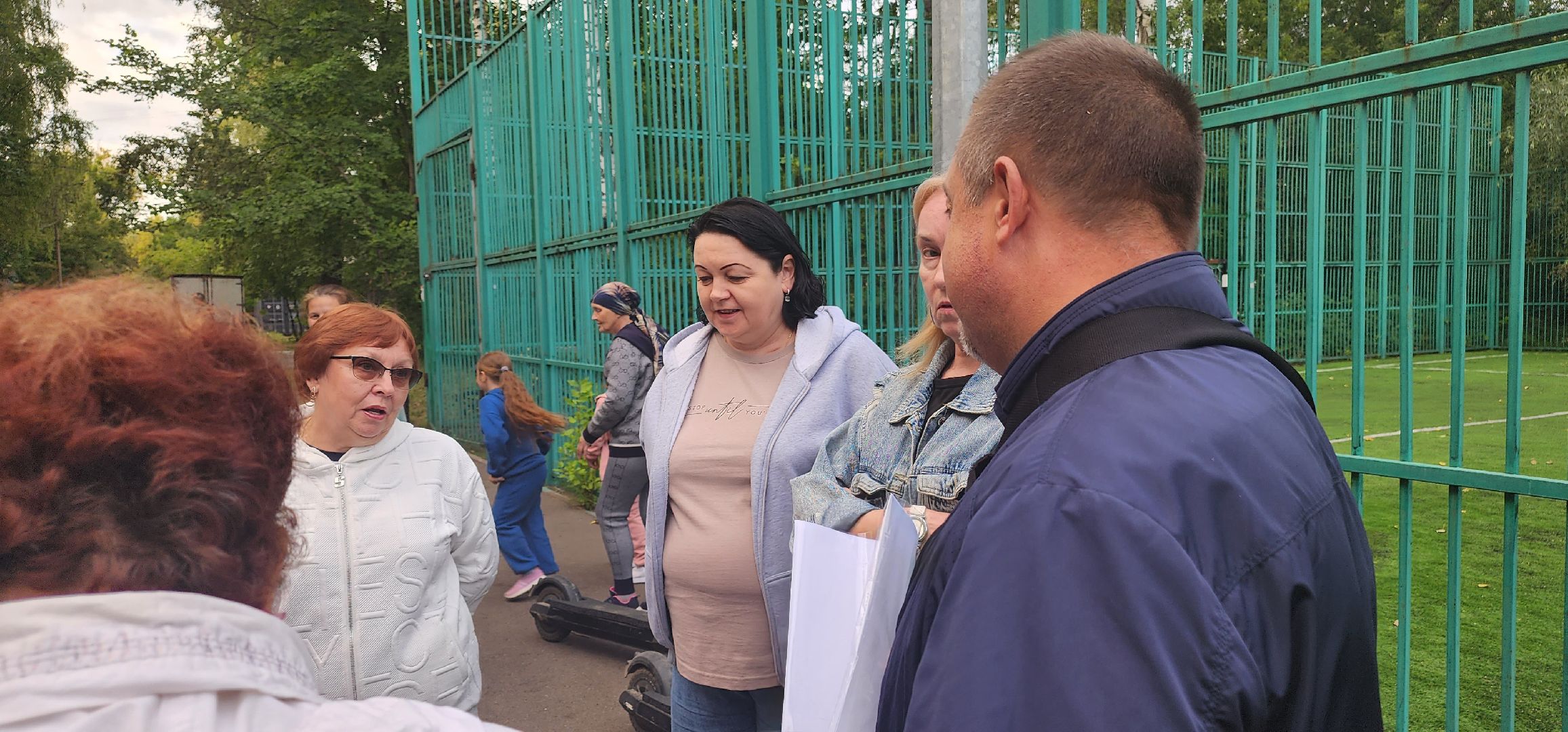 долгопрудный, островок, парки, дорожки, деревья,