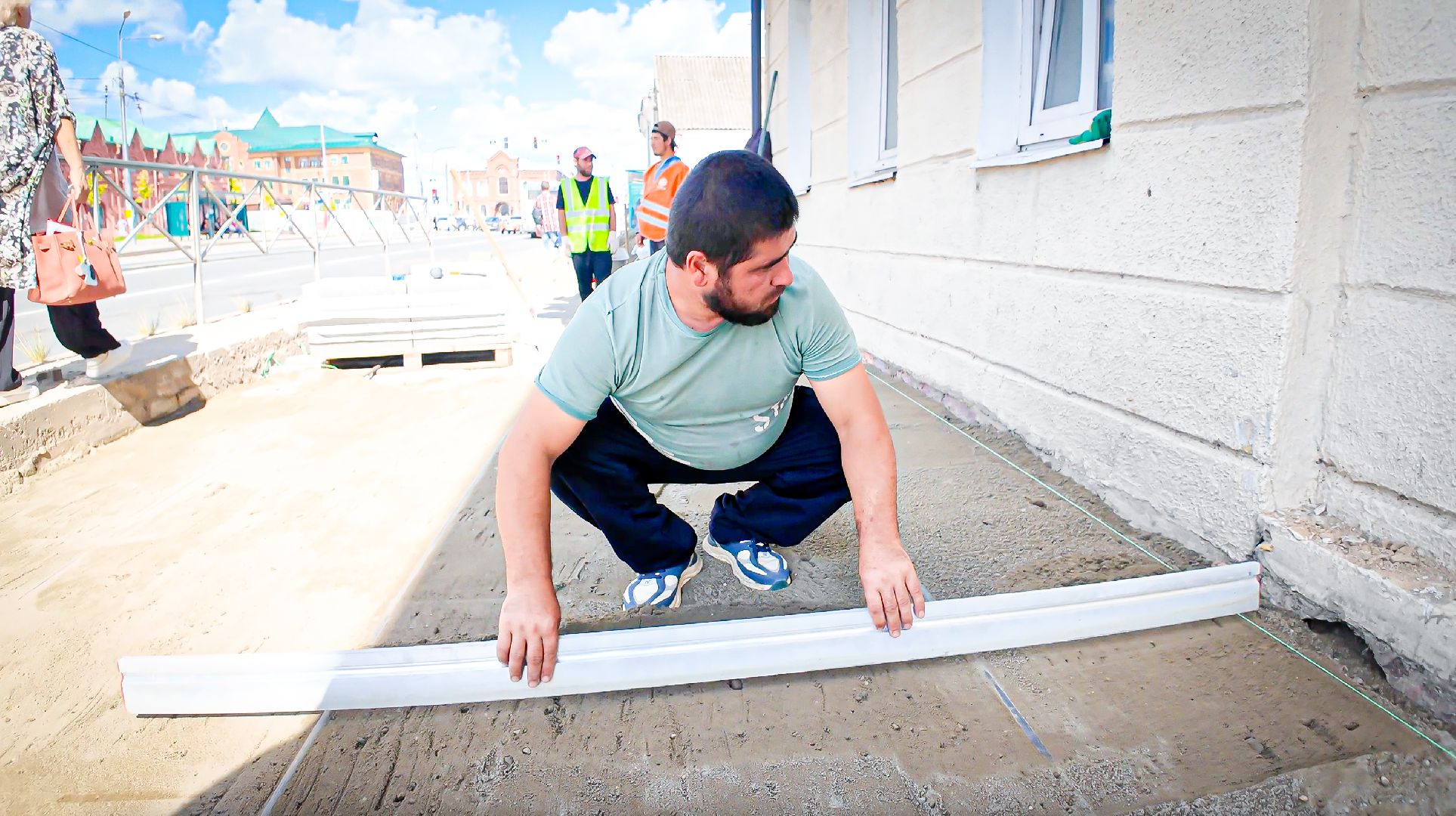 клин, благоустройство, тротуары, дороги,