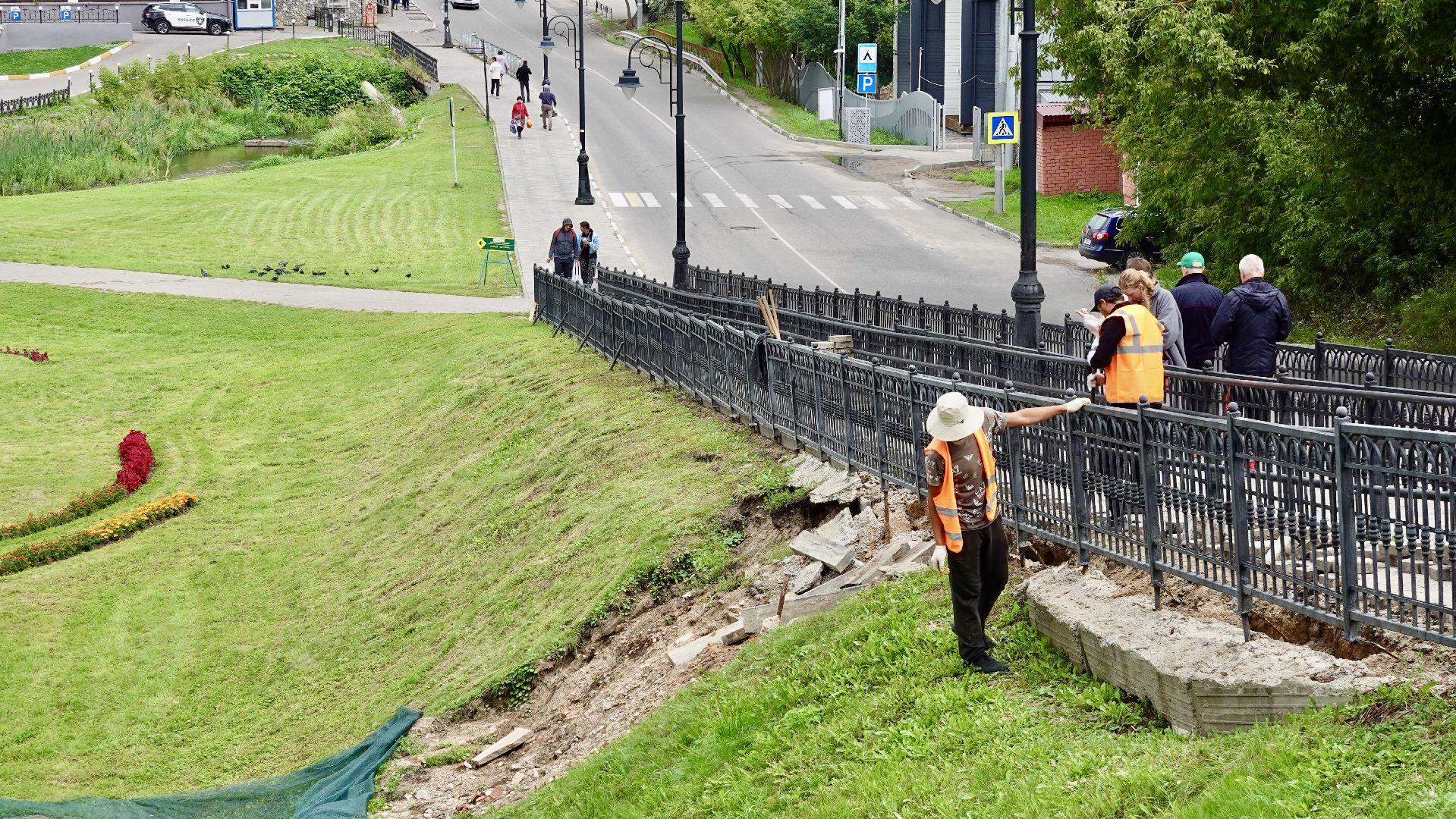 сергиев посад, сергиево-посадский городской округ, благоустройство, ремонт пешеходной дорожки,