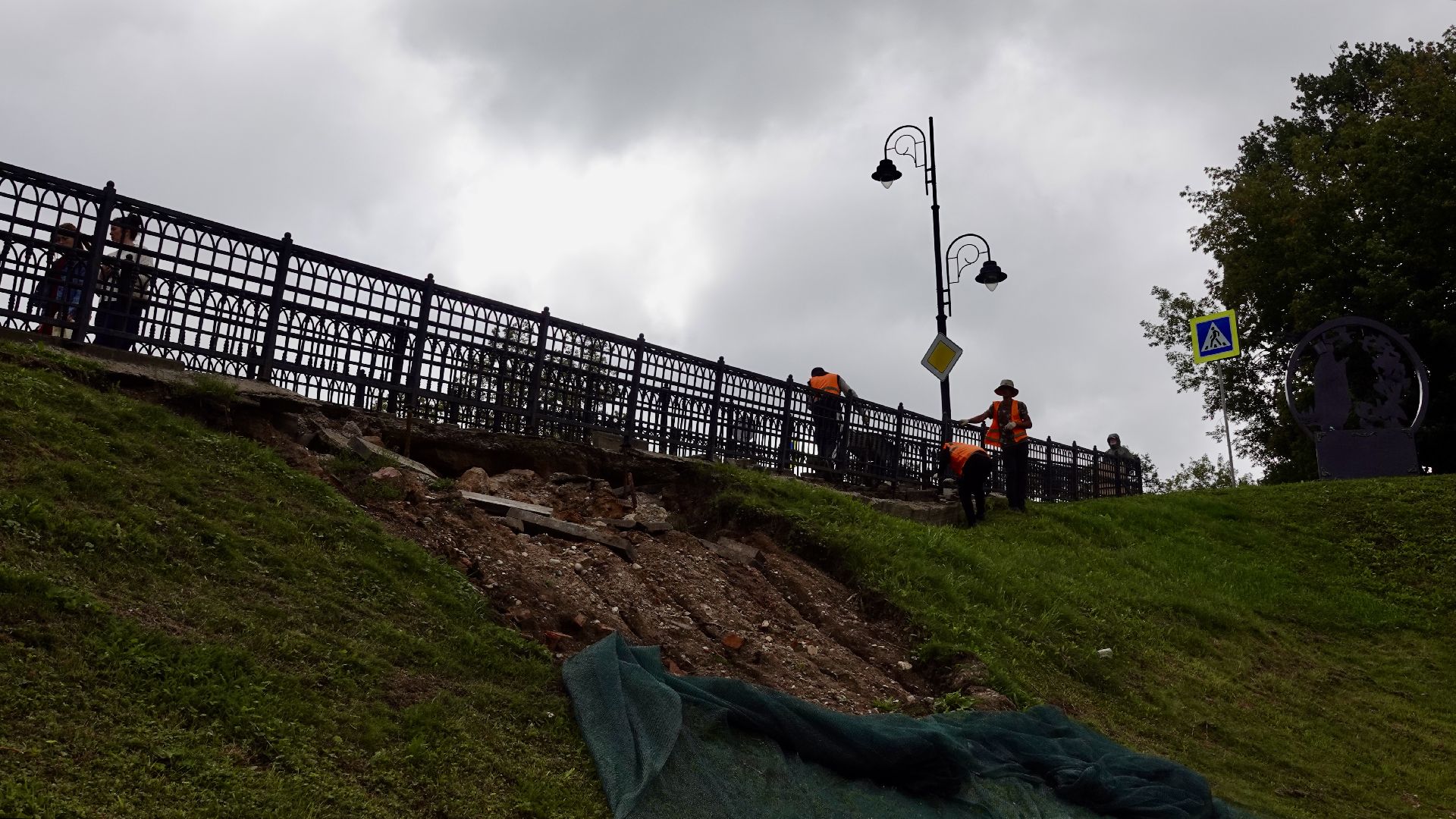 сергиев посад, сергиево-посадский городской округ, благоустройство, ремонт пешеходной дорожки,