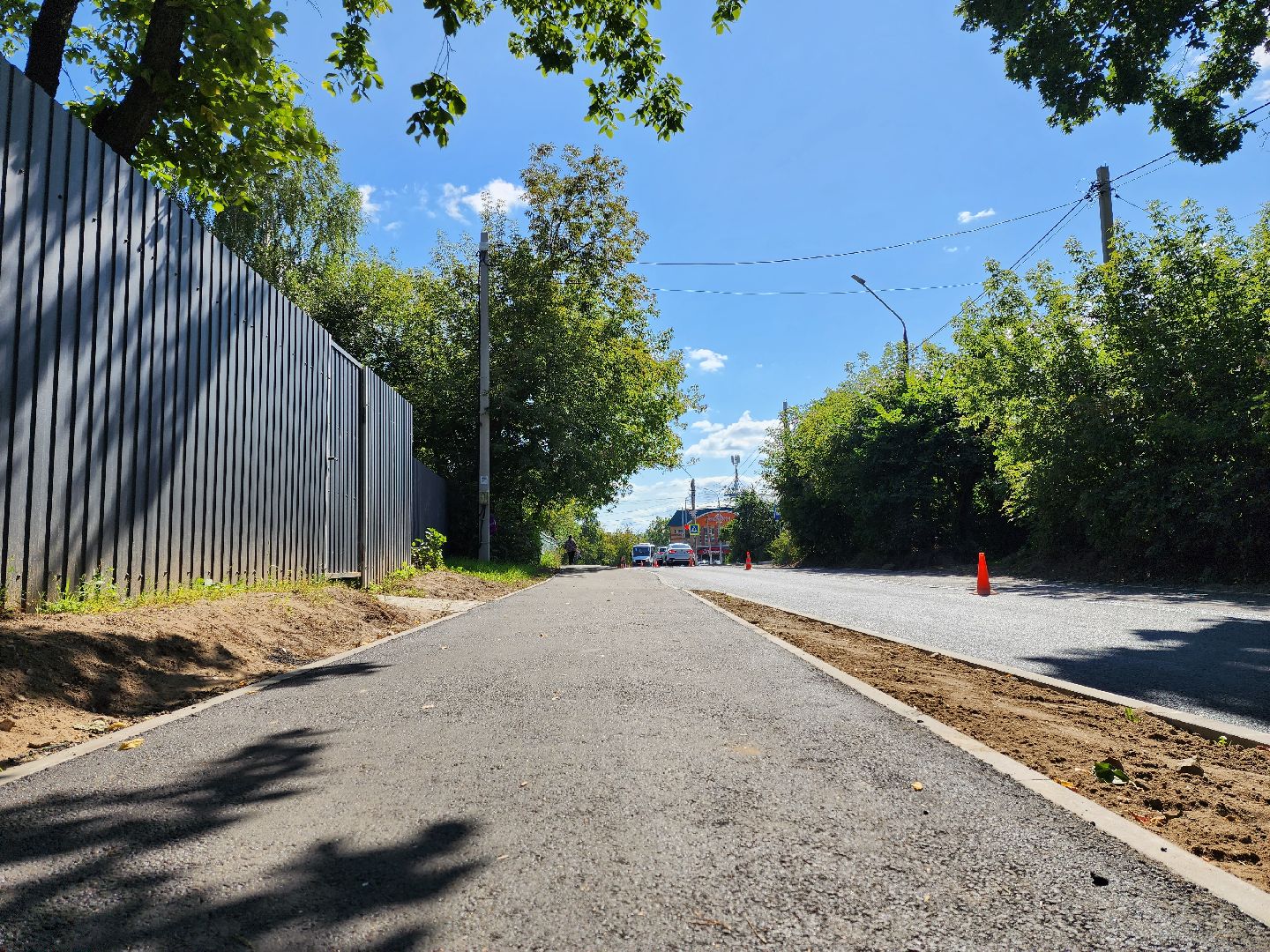 раменское, дороги, тротуар на улице серова,