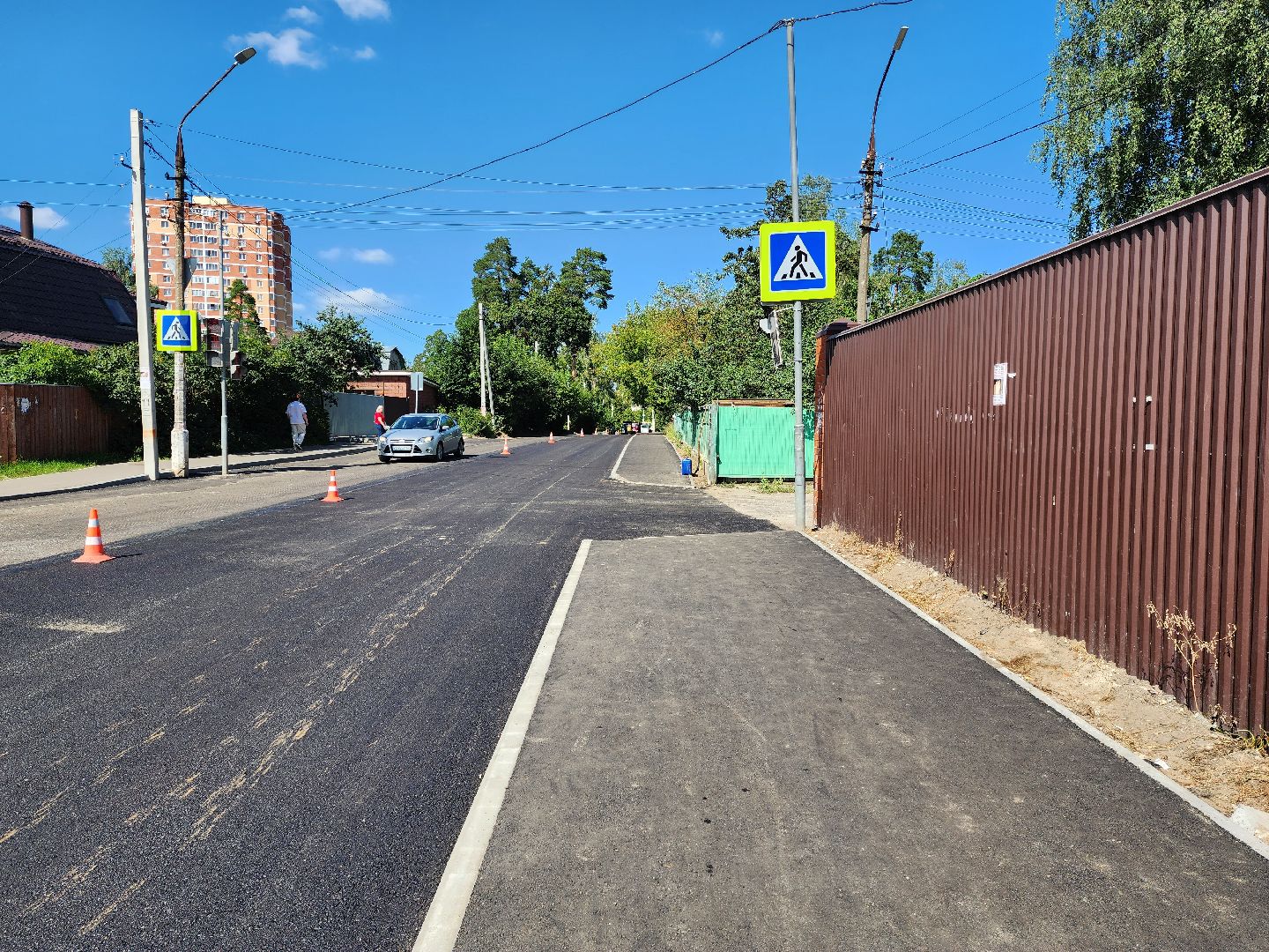 раменское, дороги, тротуар на улице серова,