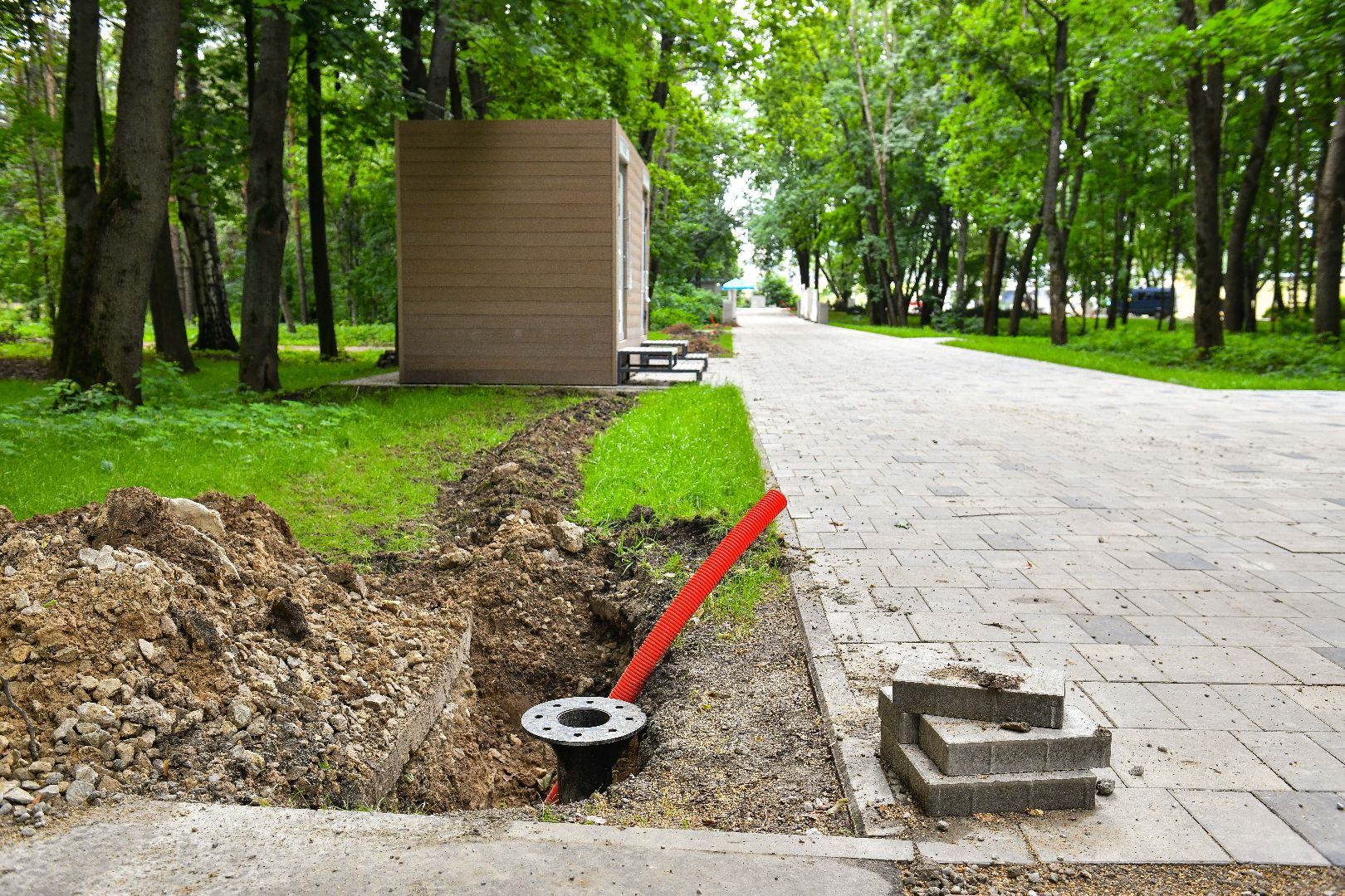 парк, благоустройство, город,