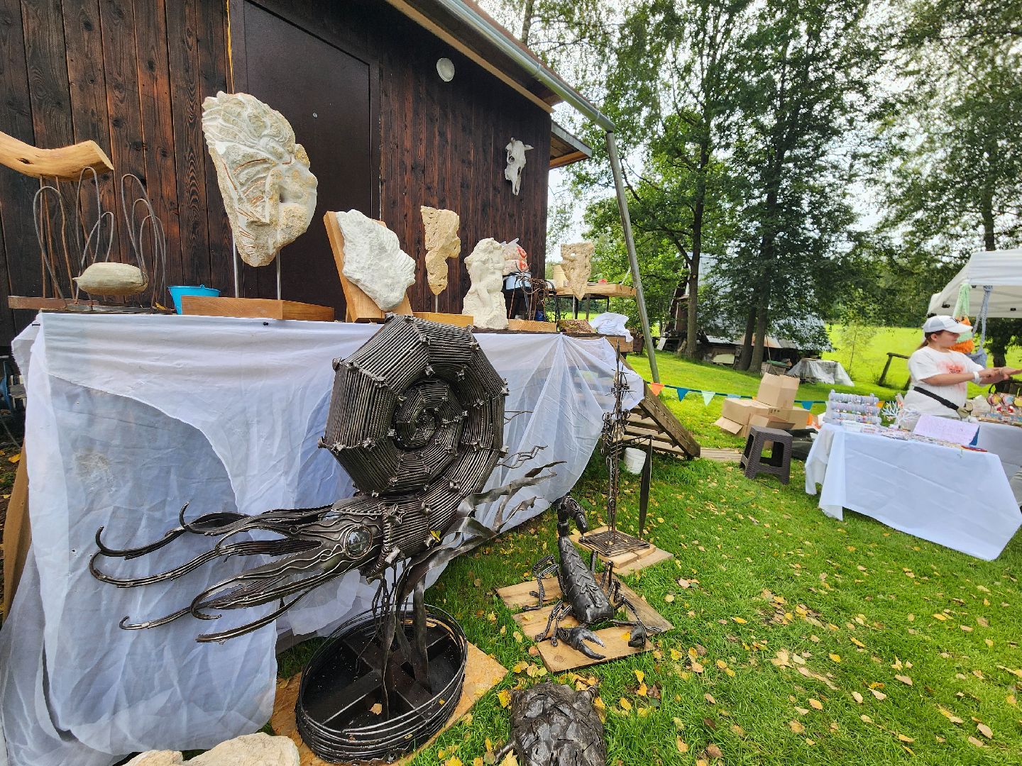 сергиево-посадский городской округ, деревня глебово, Поместье Клу, Белая чердачная барахолка , Барахолка , хоровод,