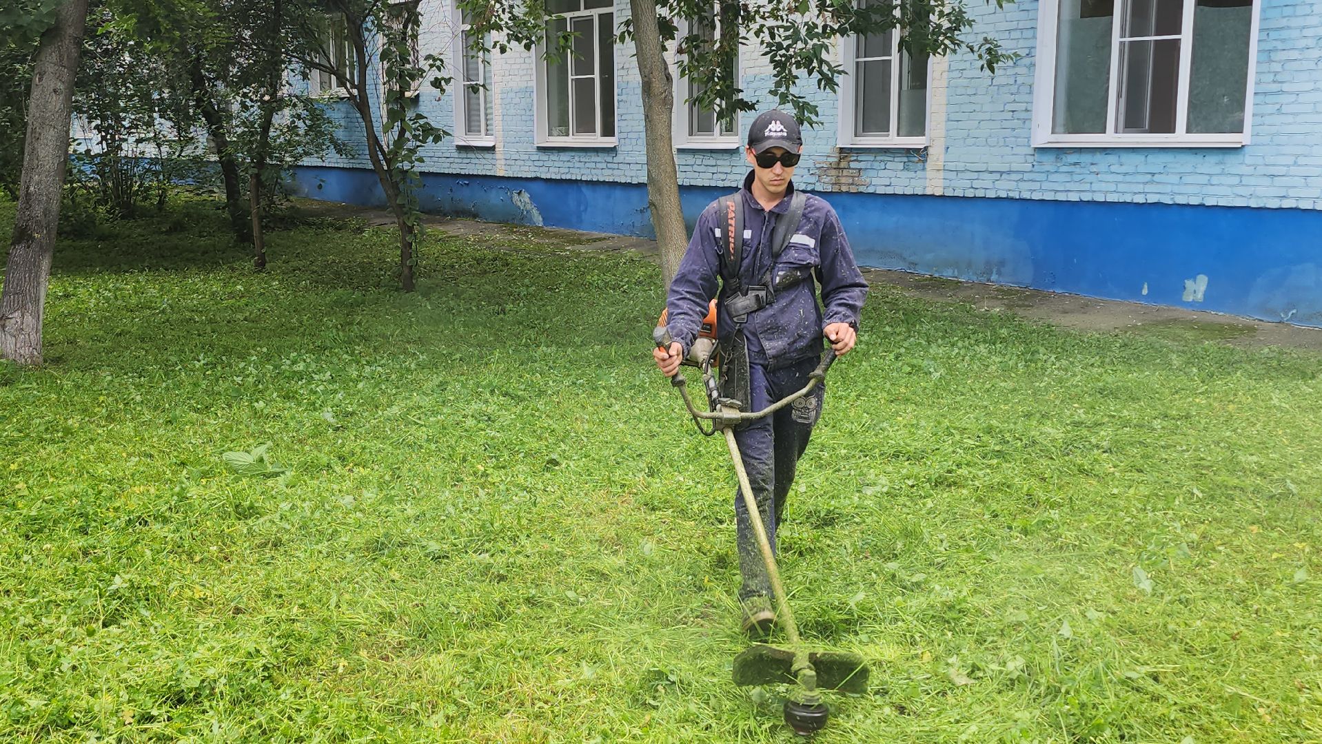 люберцы, покос травы, комбинат по благоустройству,