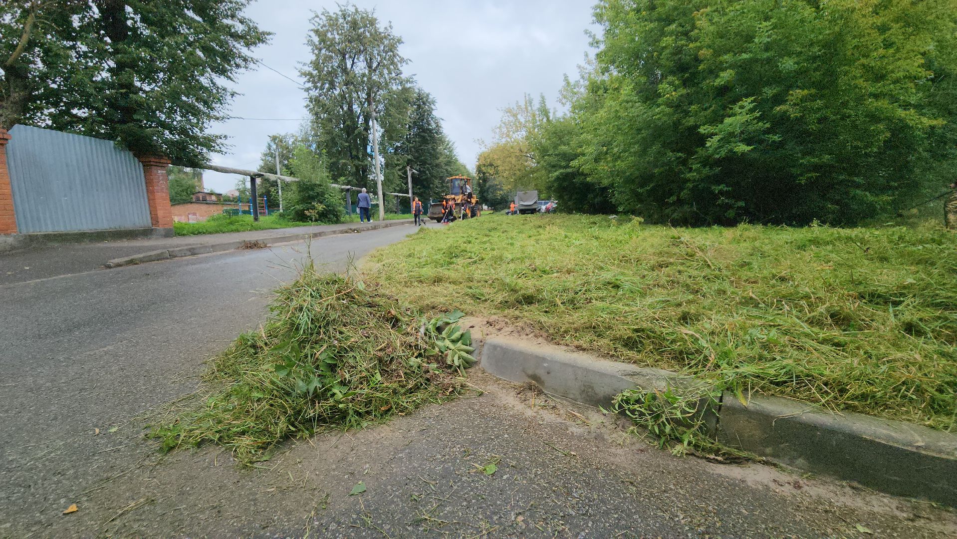 серпухов, улица центральная, комбинат благоустройства, покос травы в серпухове,