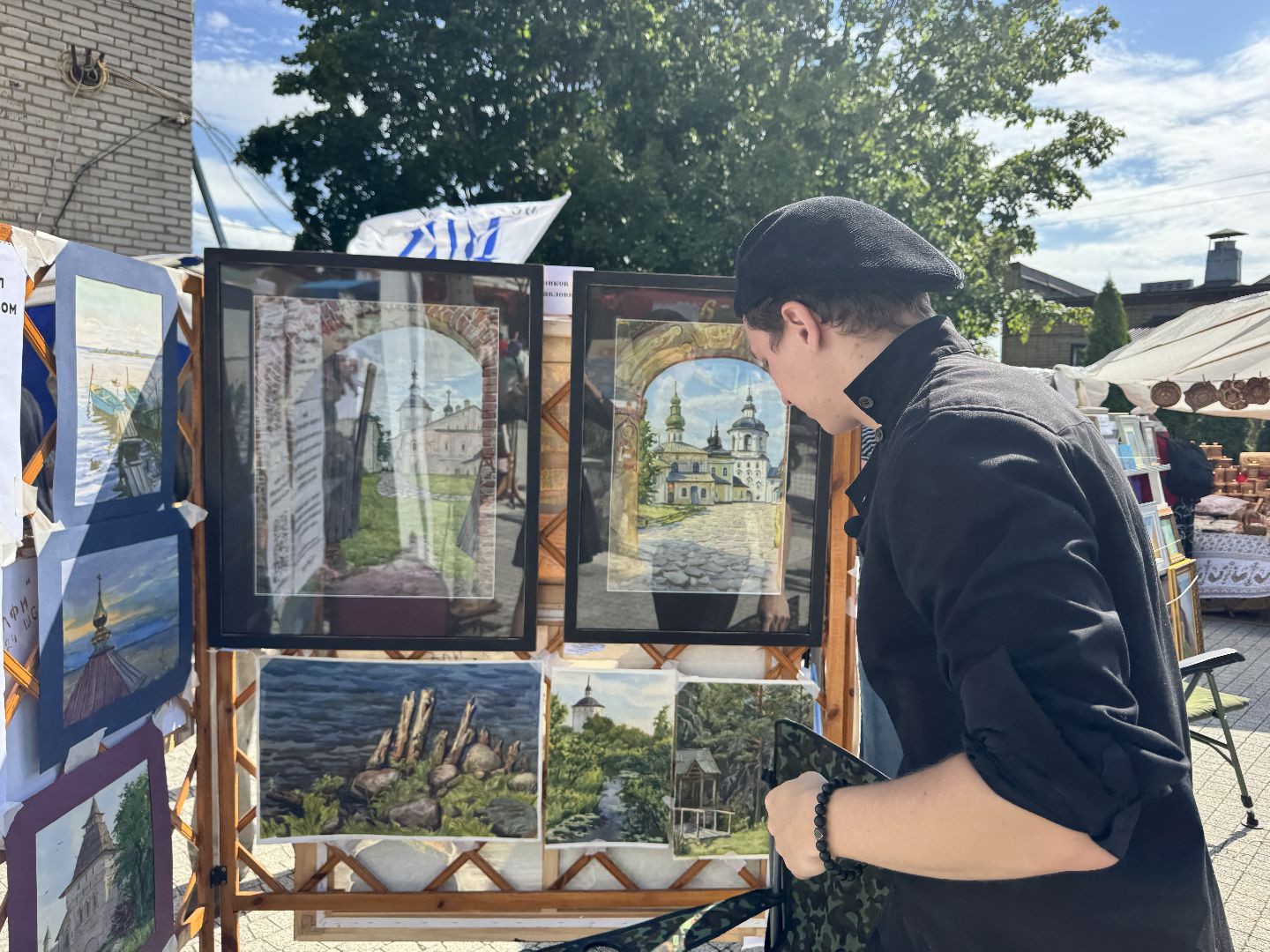 шаховская, вернисаж, выставка, картины, акварель,