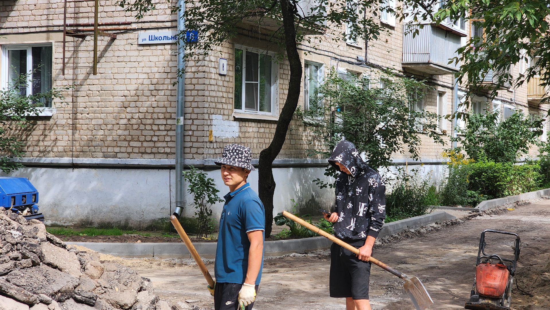 протвино, комплексное благоустройство, ул школьная,