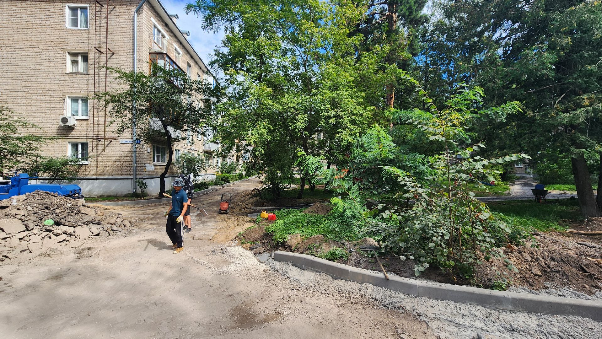 протвино, комплексное благоустройство, ул школьная,